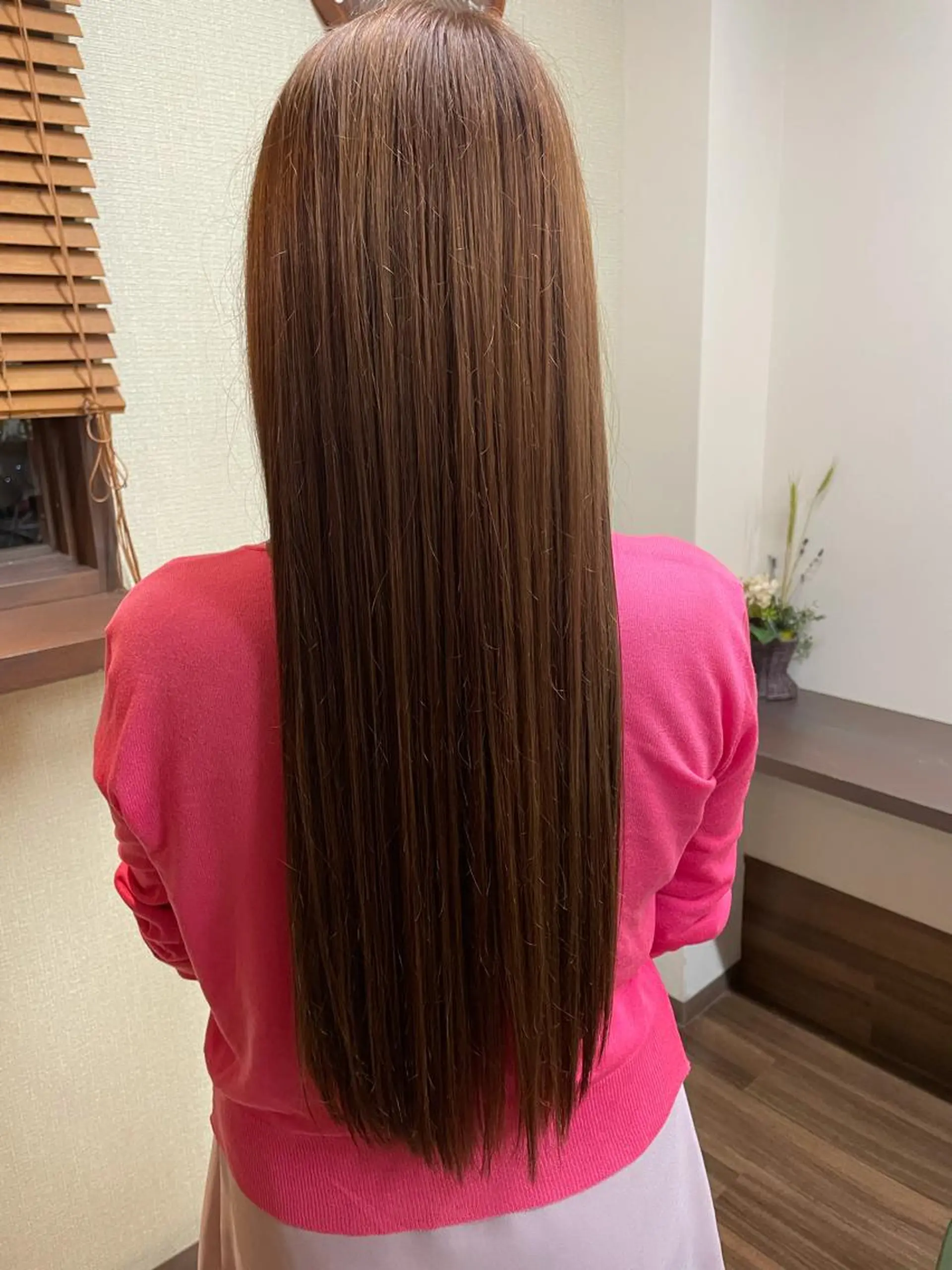 ロング カラー 透明感カラー トリートメント カット ヘアカラー トリートメント 山本 純平のヘアスタイル