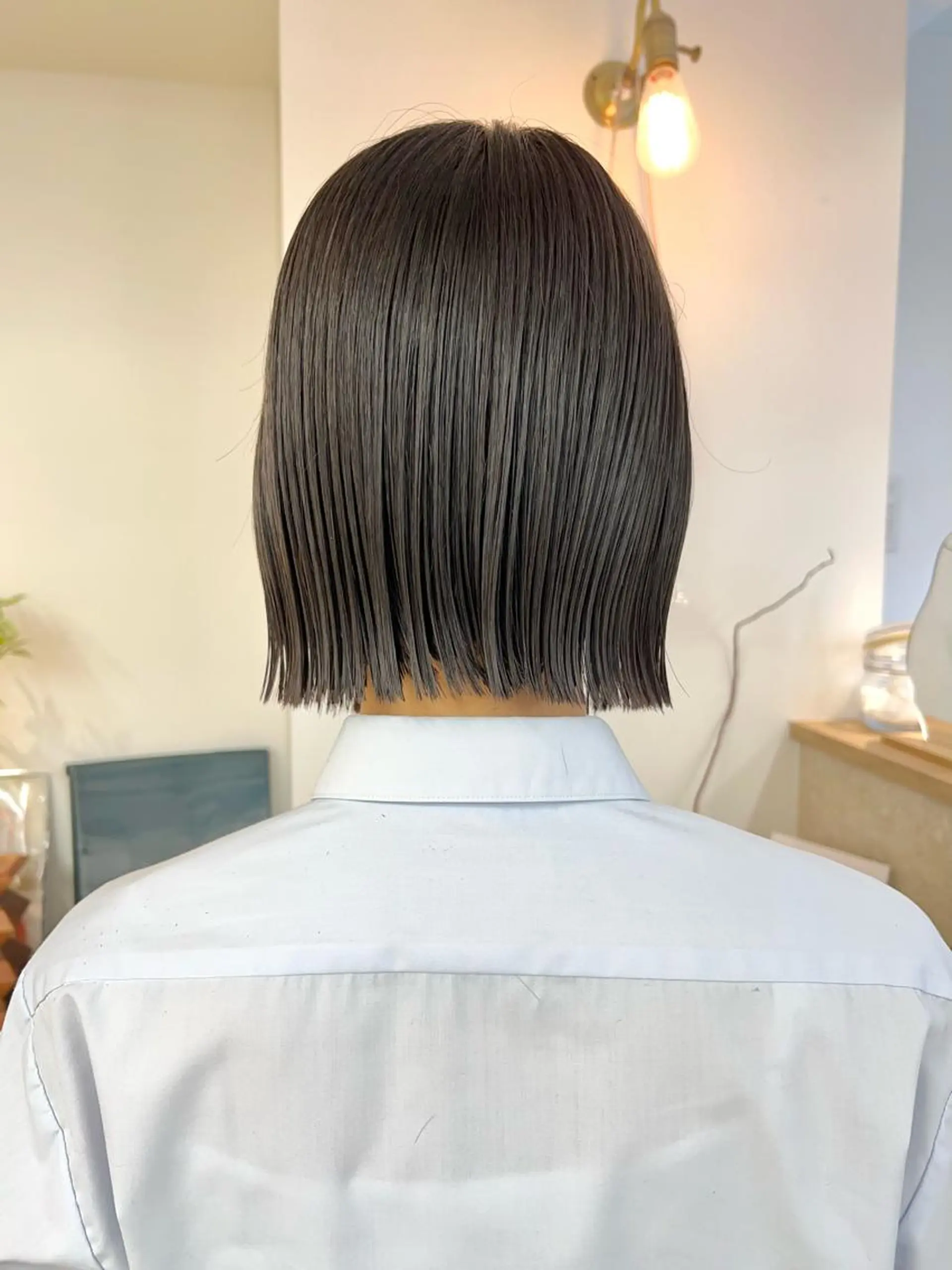 ショート 縮毛矯正、髪質改善 肘以上無料のヘアスタイル