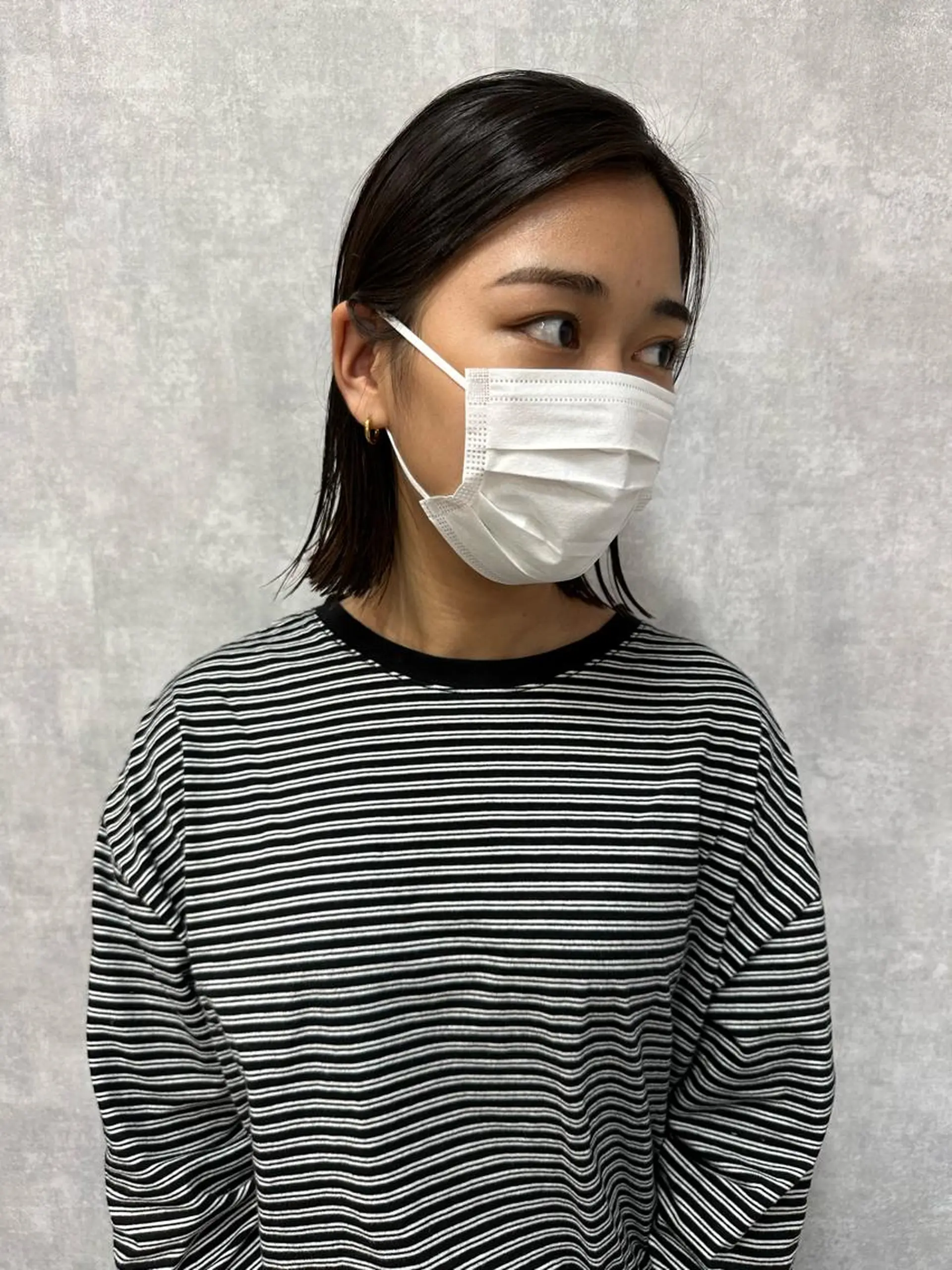 ショート 切りっぱなしボブ ショートボブ ハンサムショート 丸みショート アッシュ モテ髪/ボブ/ショー ト/アダチフウトのヘアスタイル