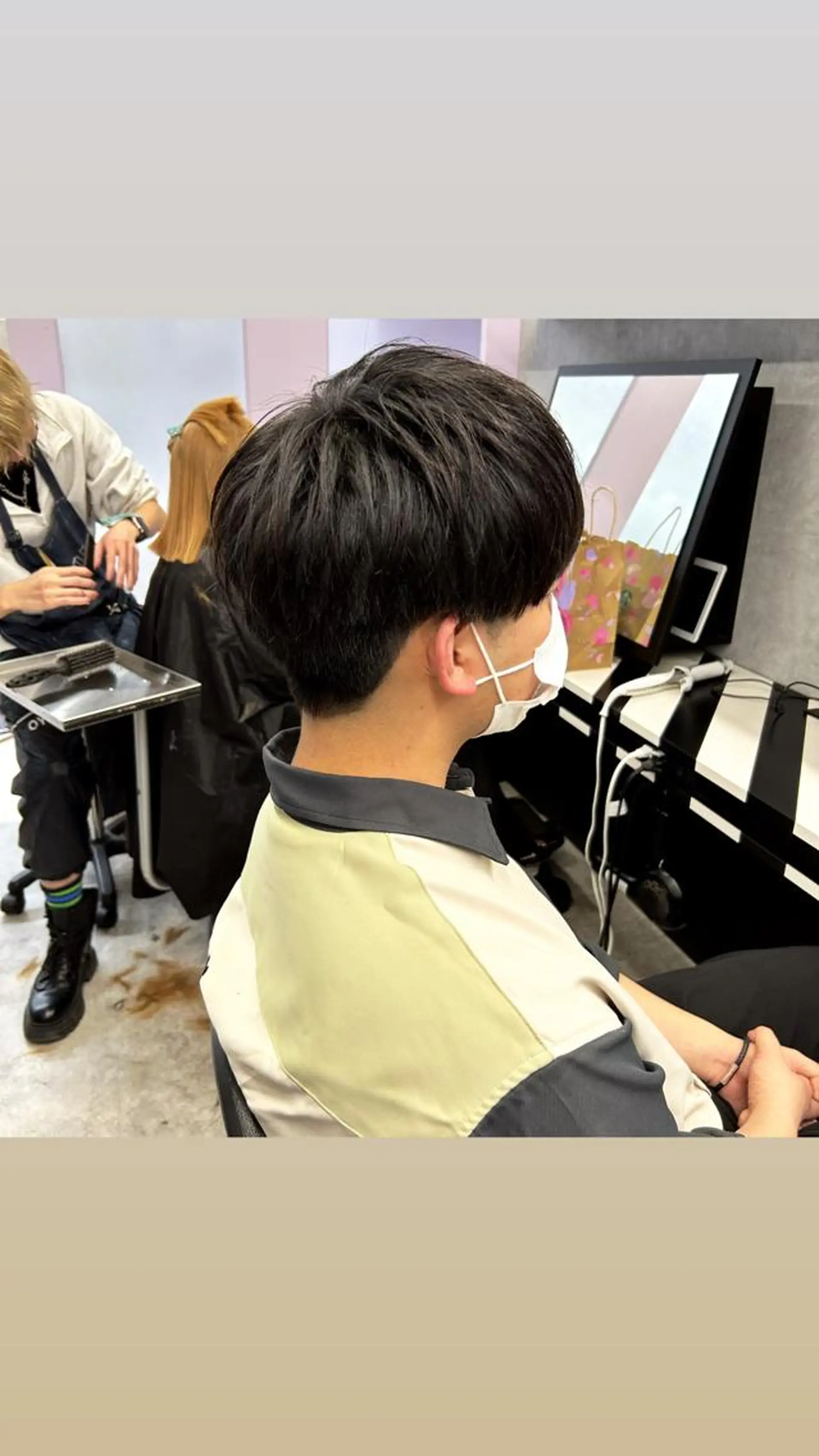 メンズ 縮毛矯正・髪質改善 特化 出納 直起のヘアスタイル