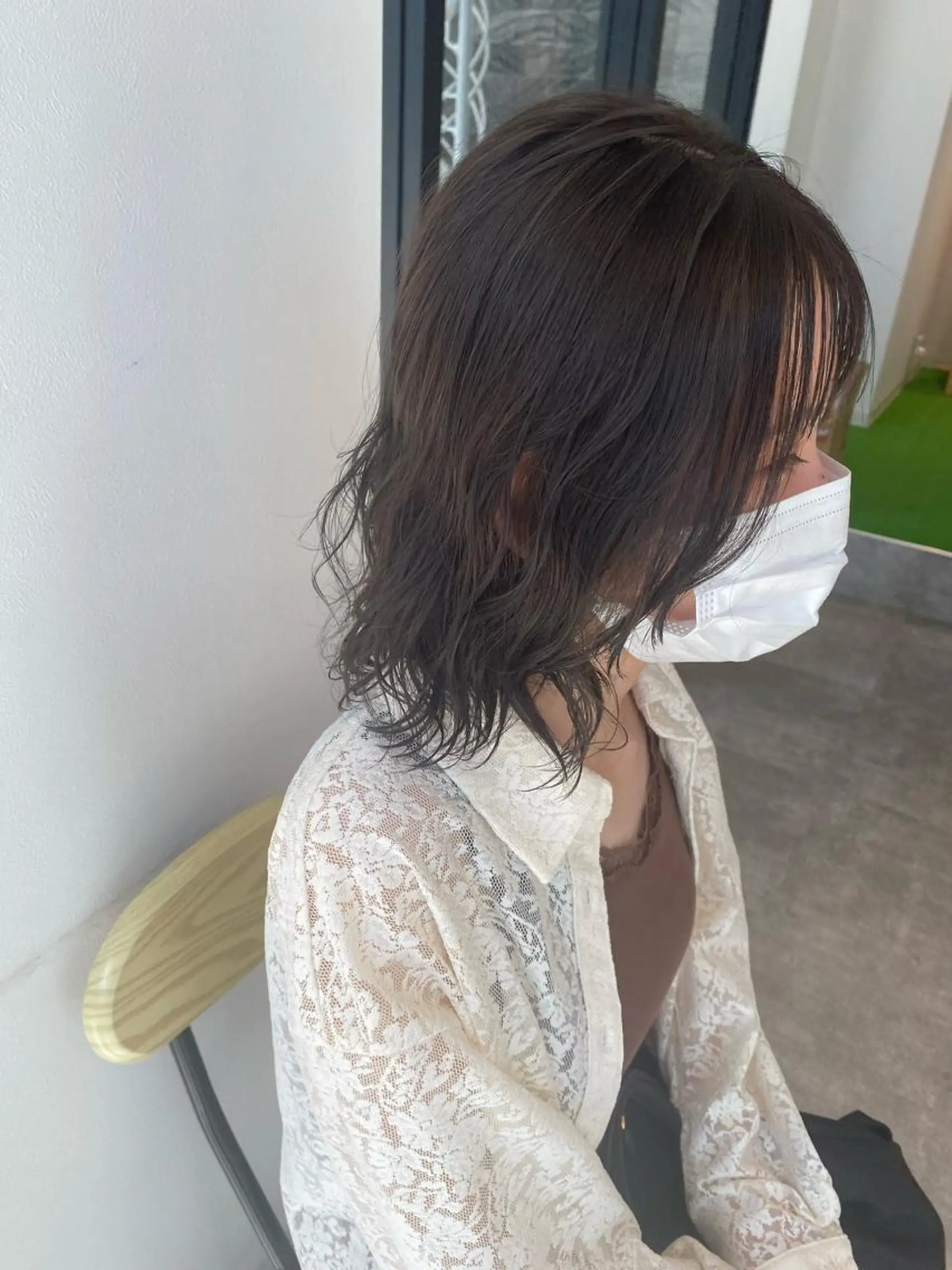 カラー 透明感カラー グレージュ ヘアカラー オスズ 🎀´-のヘアスタイル
