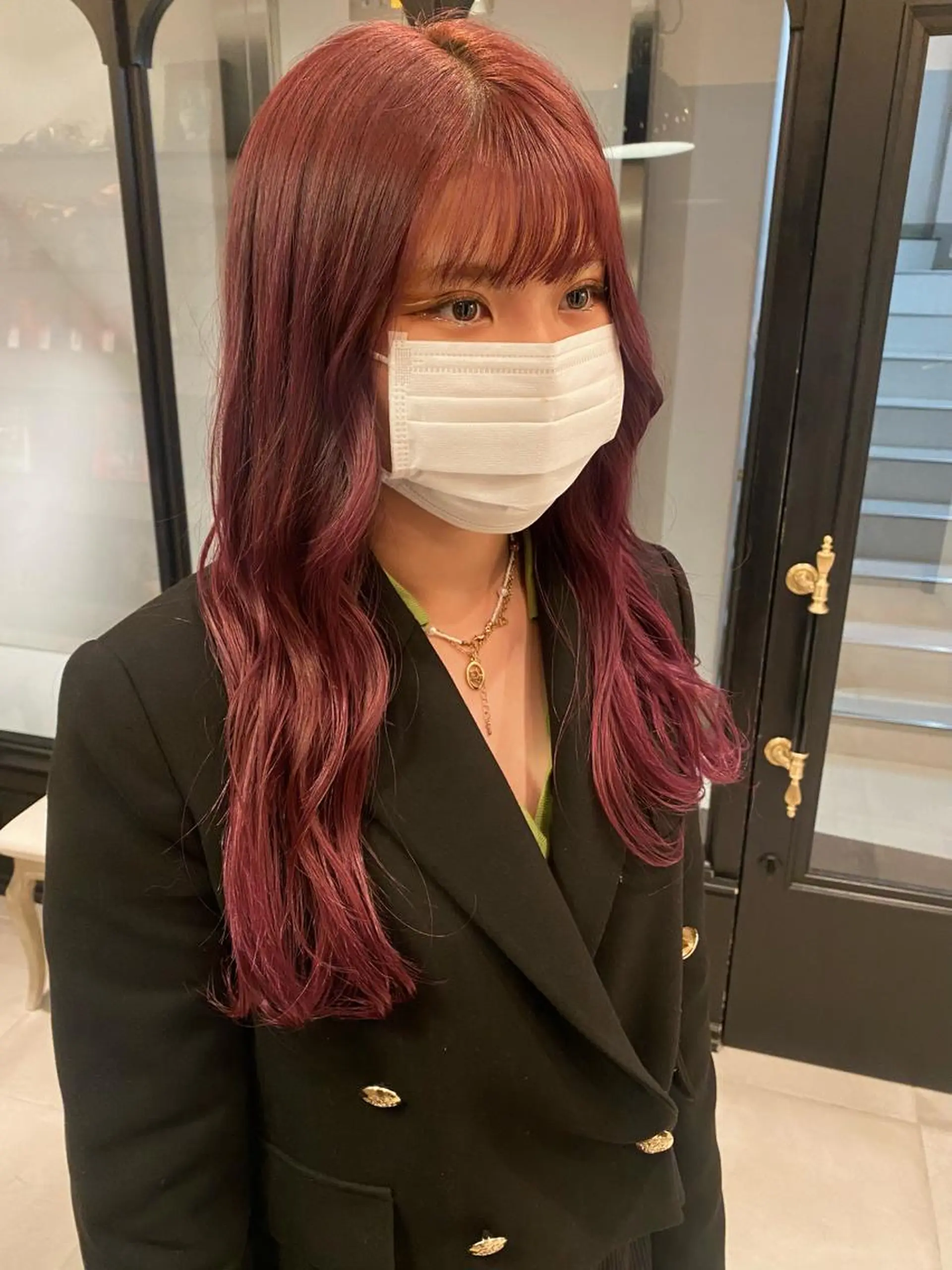 ロング カラー ヘアカラー riria/ボブ /透明感カラー🎀のヘアスタイル