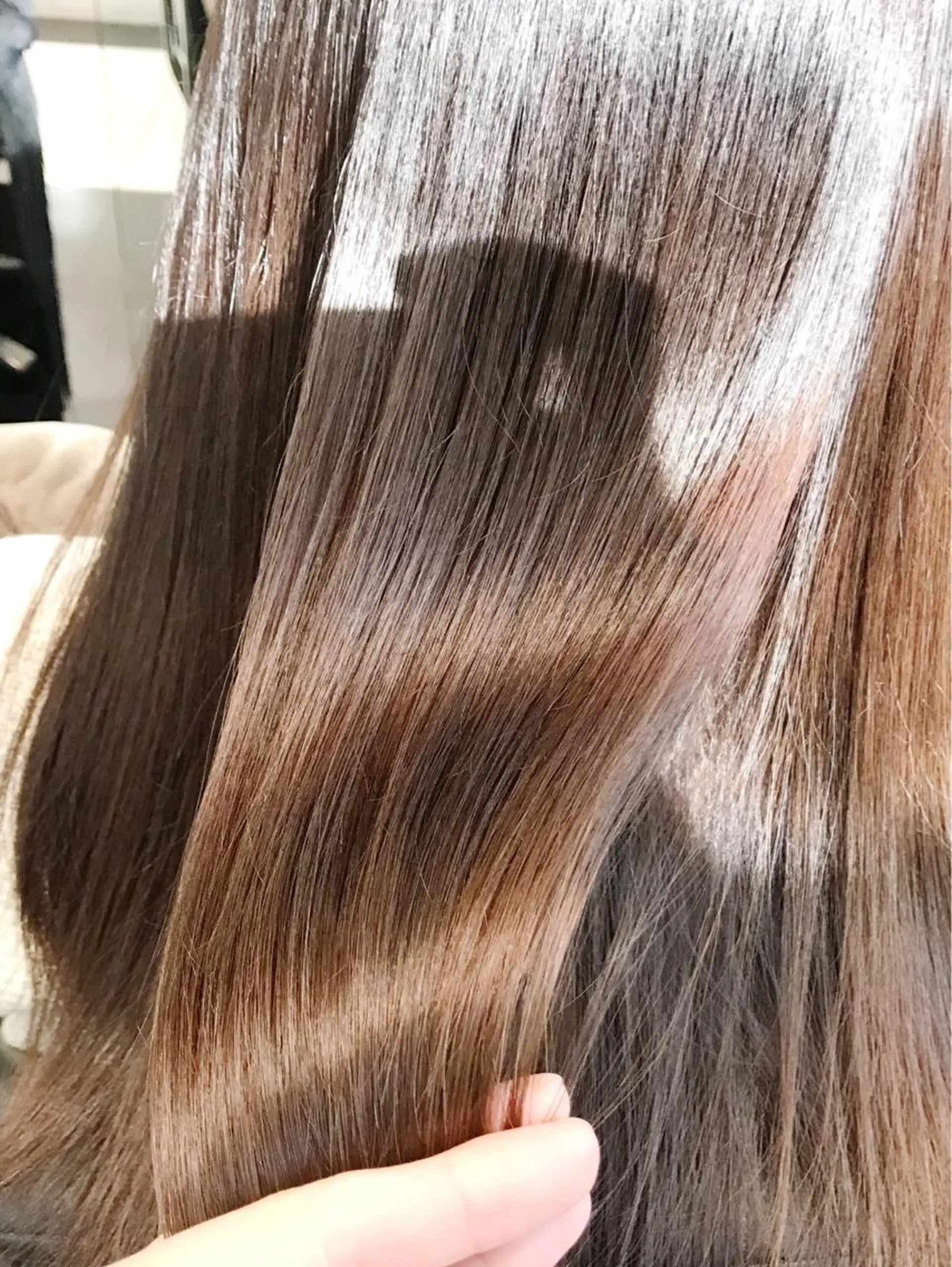 ミディアム 💎馴染むエクステ× 縮毛矯正TOMO💎のヘアスタイル