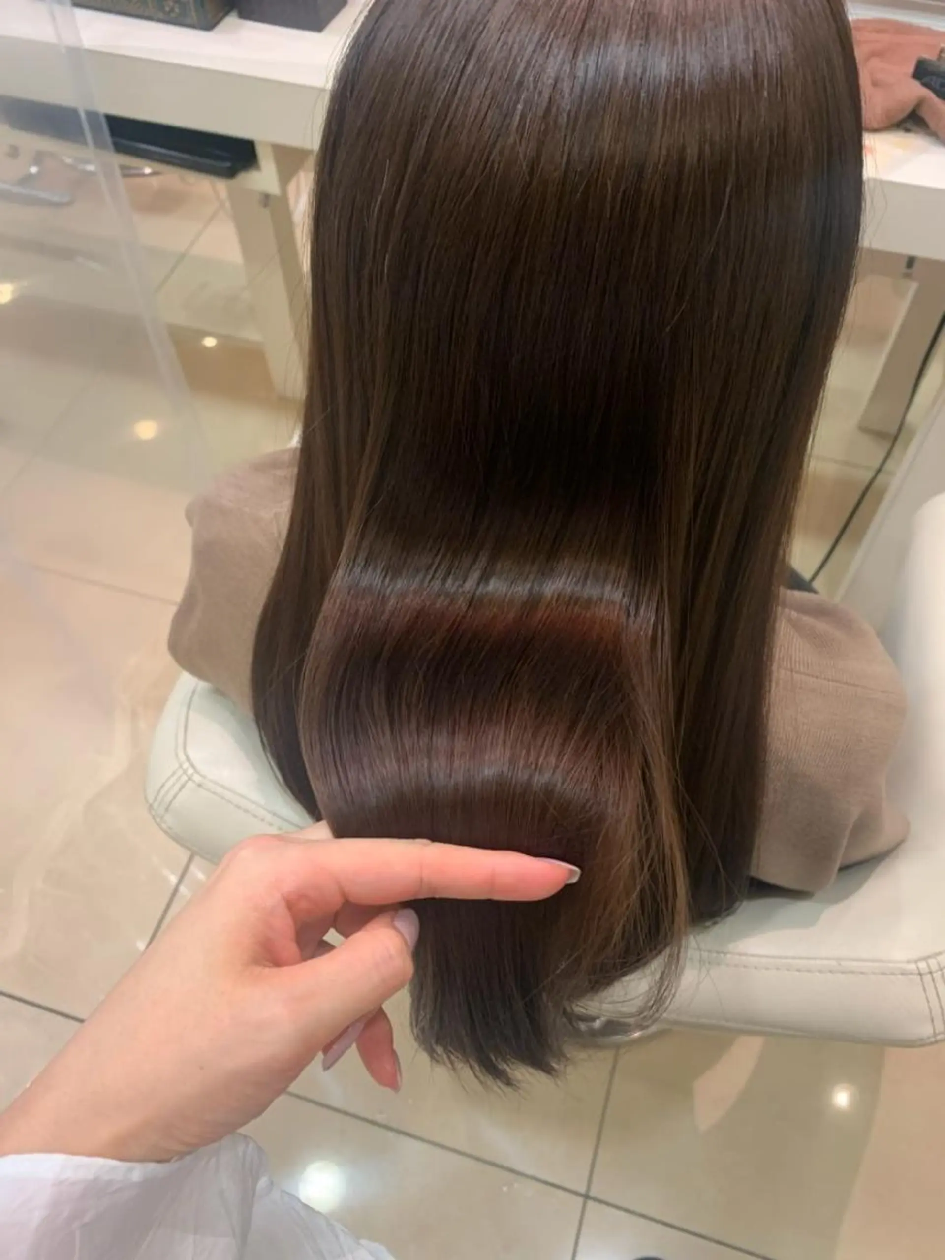 ロング 髪質改善 Hair&Cafe Matty’sのヘアスタイル