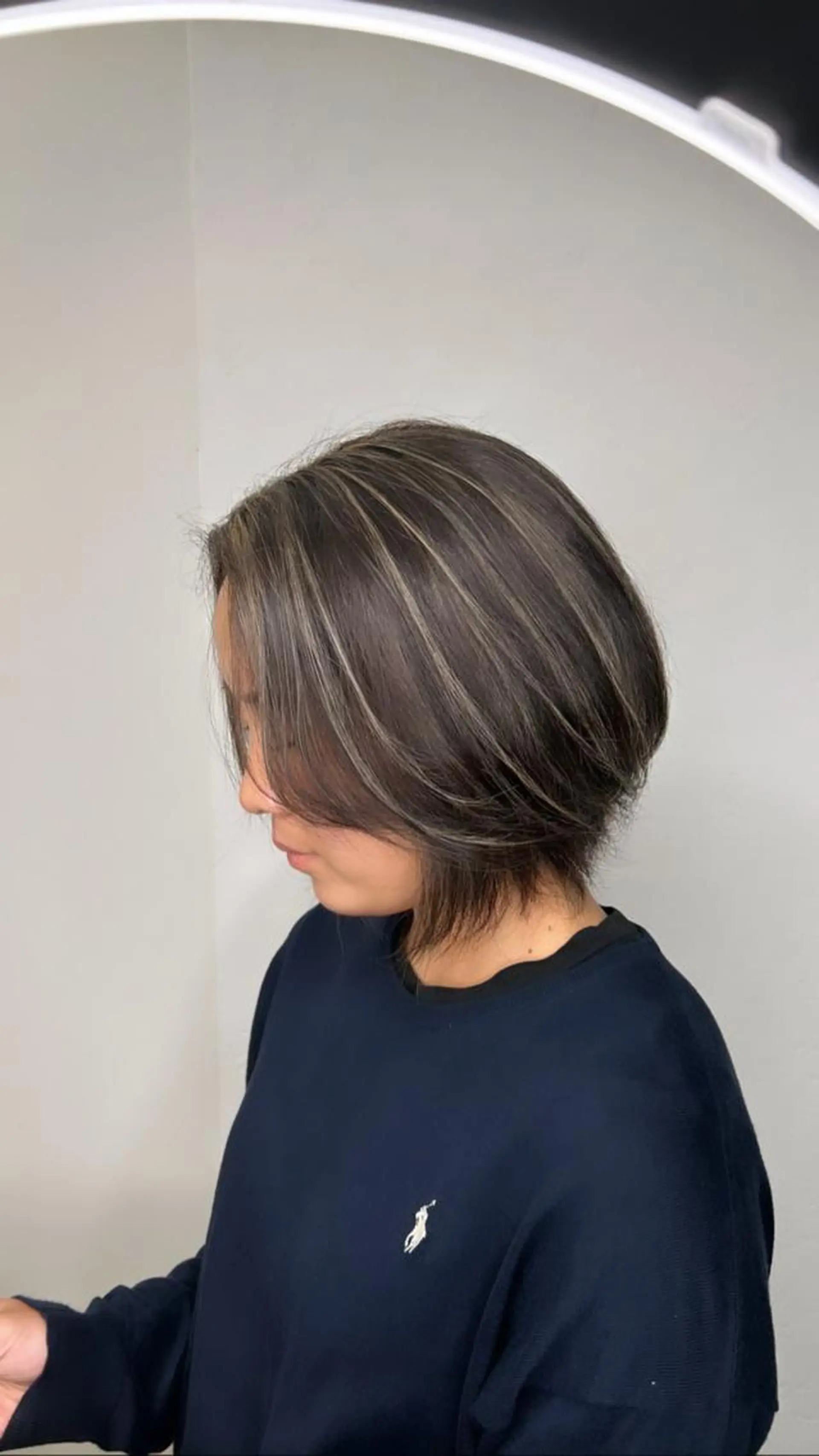 カラー 莉乃/縮毛矯正/髪質 改善/艶カラーのヘアスタイル