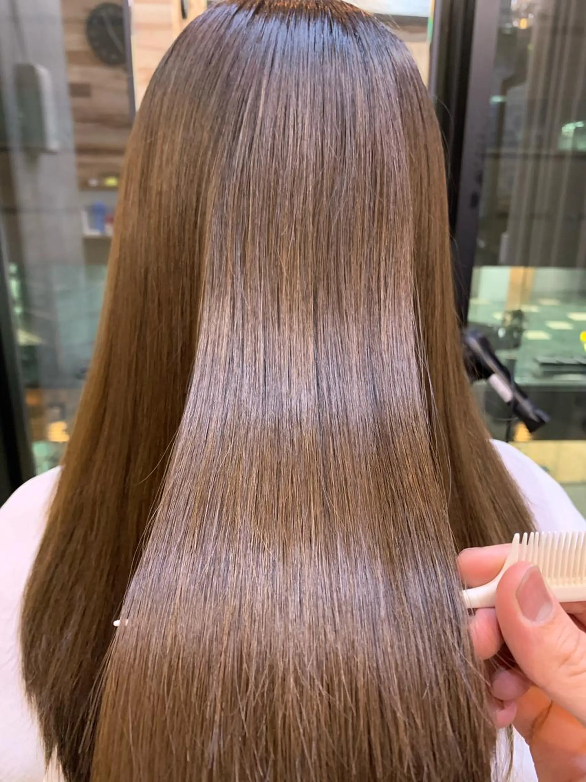 ロング カラー トリートメント プルエクステで憧れの ロングヘアに✨蛇石のヘアスタイル