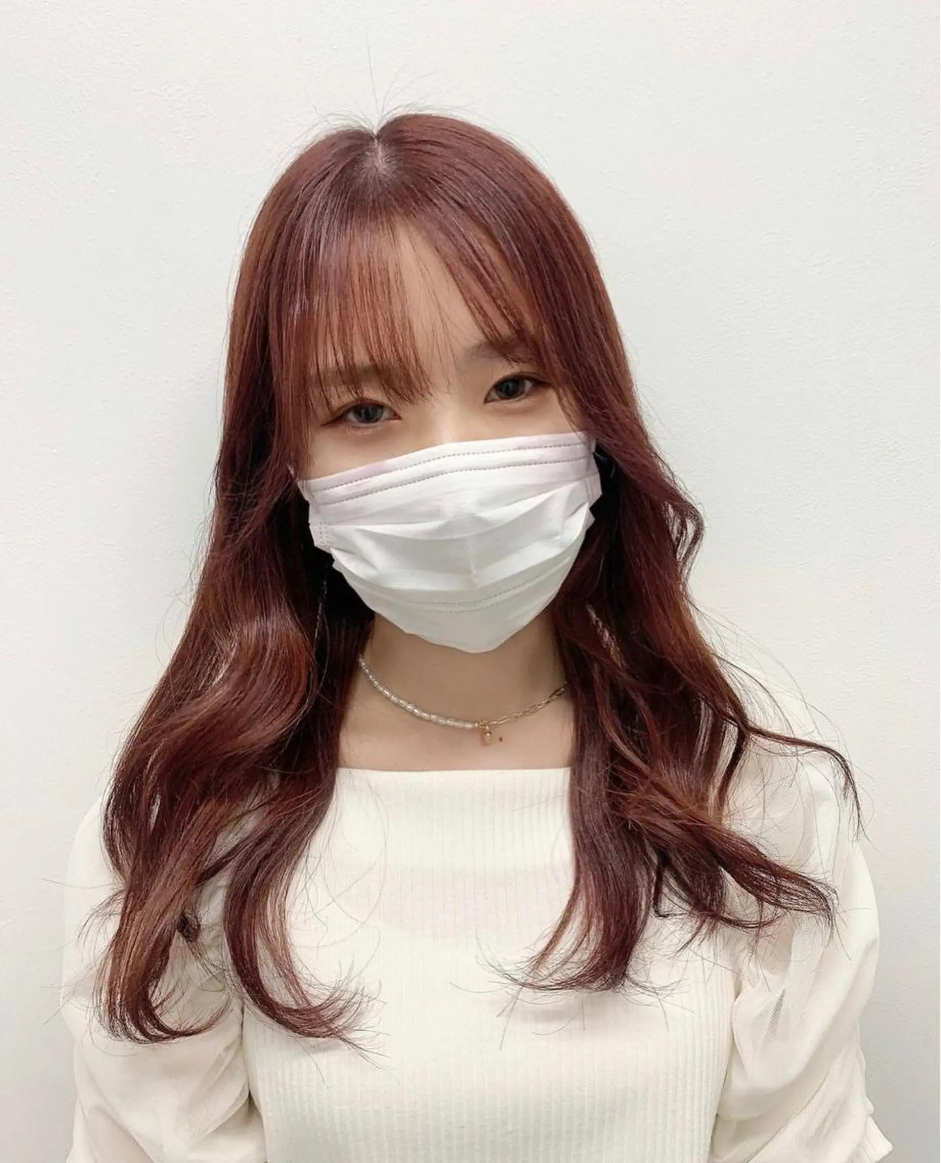 カラー RIKO👼🏻💓 韓国ガーリーのヘアスタイル