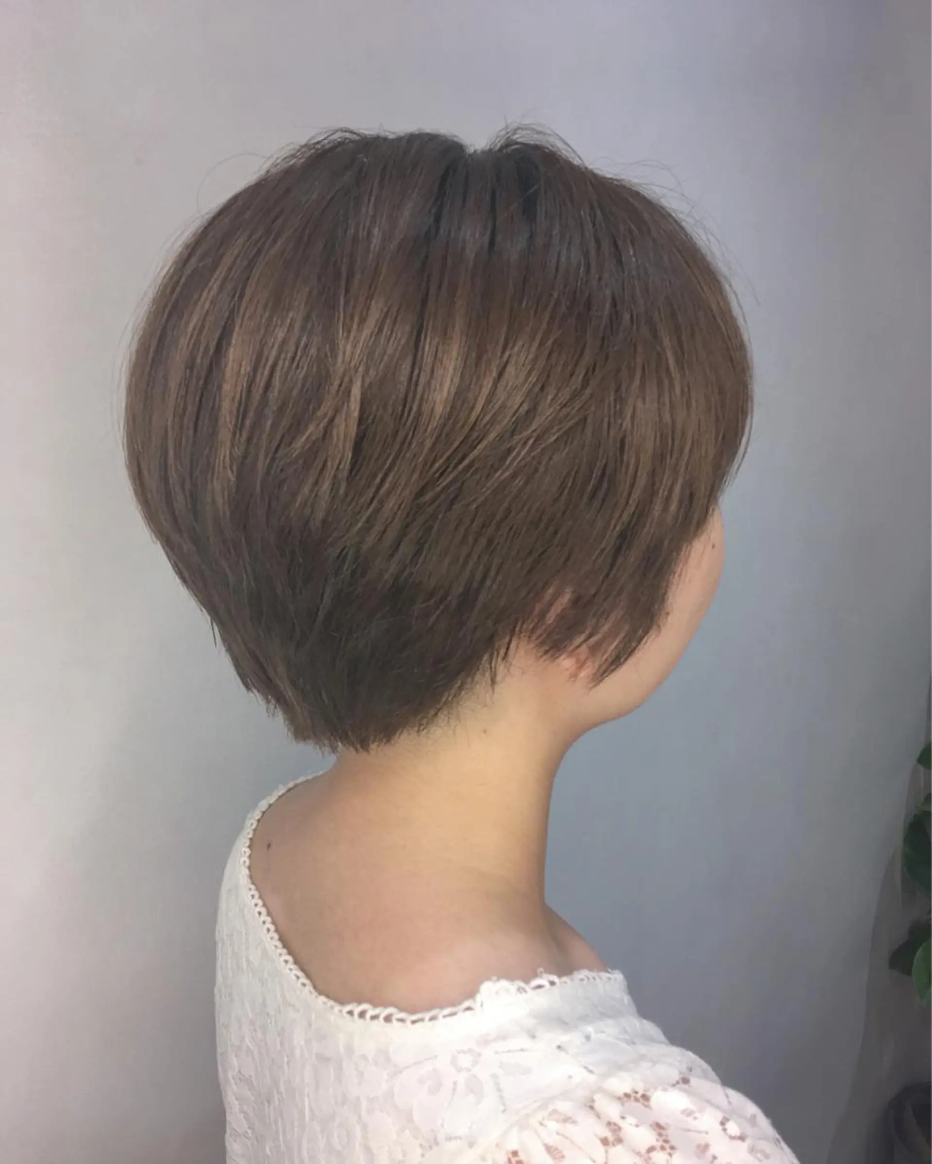 ショート カラー ヘアアレンジ ショートボブ グレージュ ボブ ショートヘア エグチ アキラのヘアスタイル