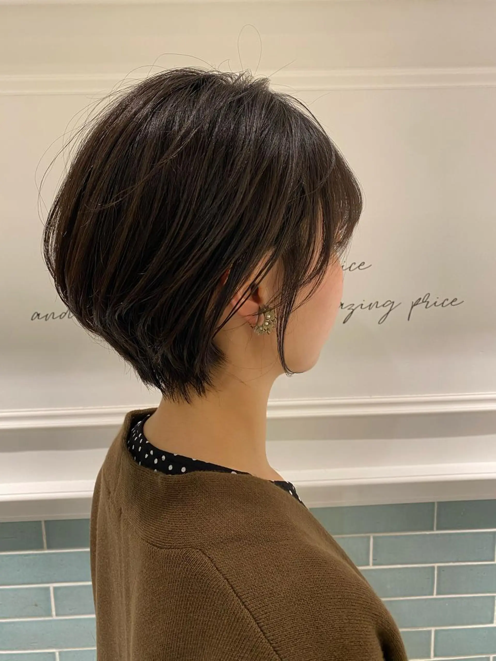 ショート 髪質改善レイヤー/ ボブたんの翔太のヘアスタイル