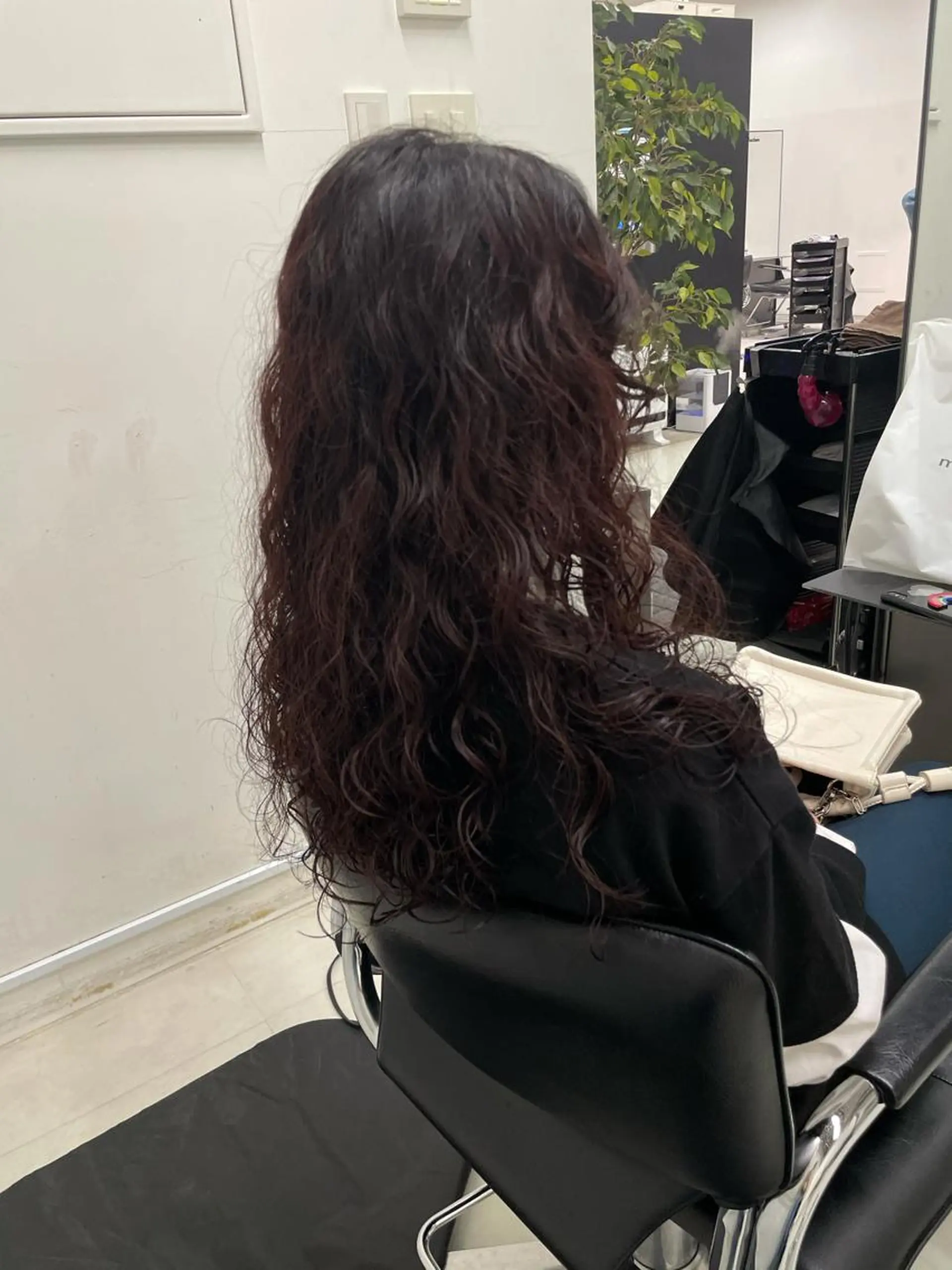 ロング カラー パーマ キッズ カット パーマ トリートメント オトナヘア🌸 harukaのヘアスタイル