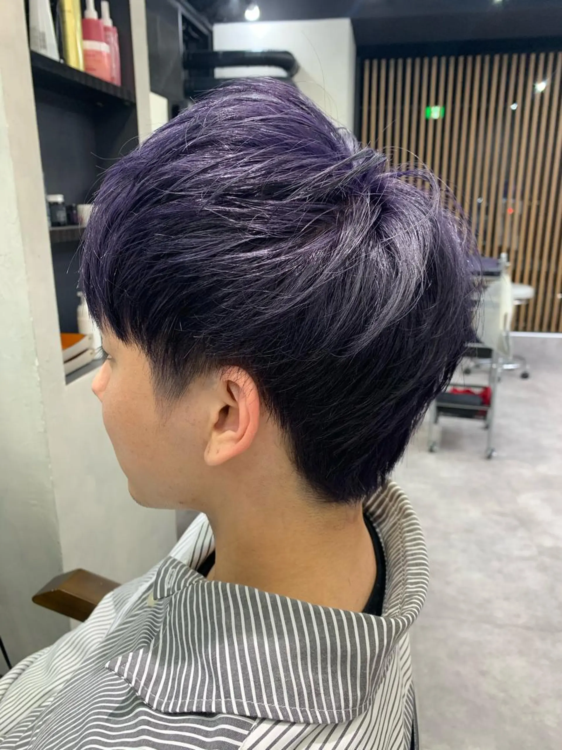 ショート カラー ヘアアレンジ メンズ 個室で似合わせ好印象 🧡外山弥千代のヘアスタイル
