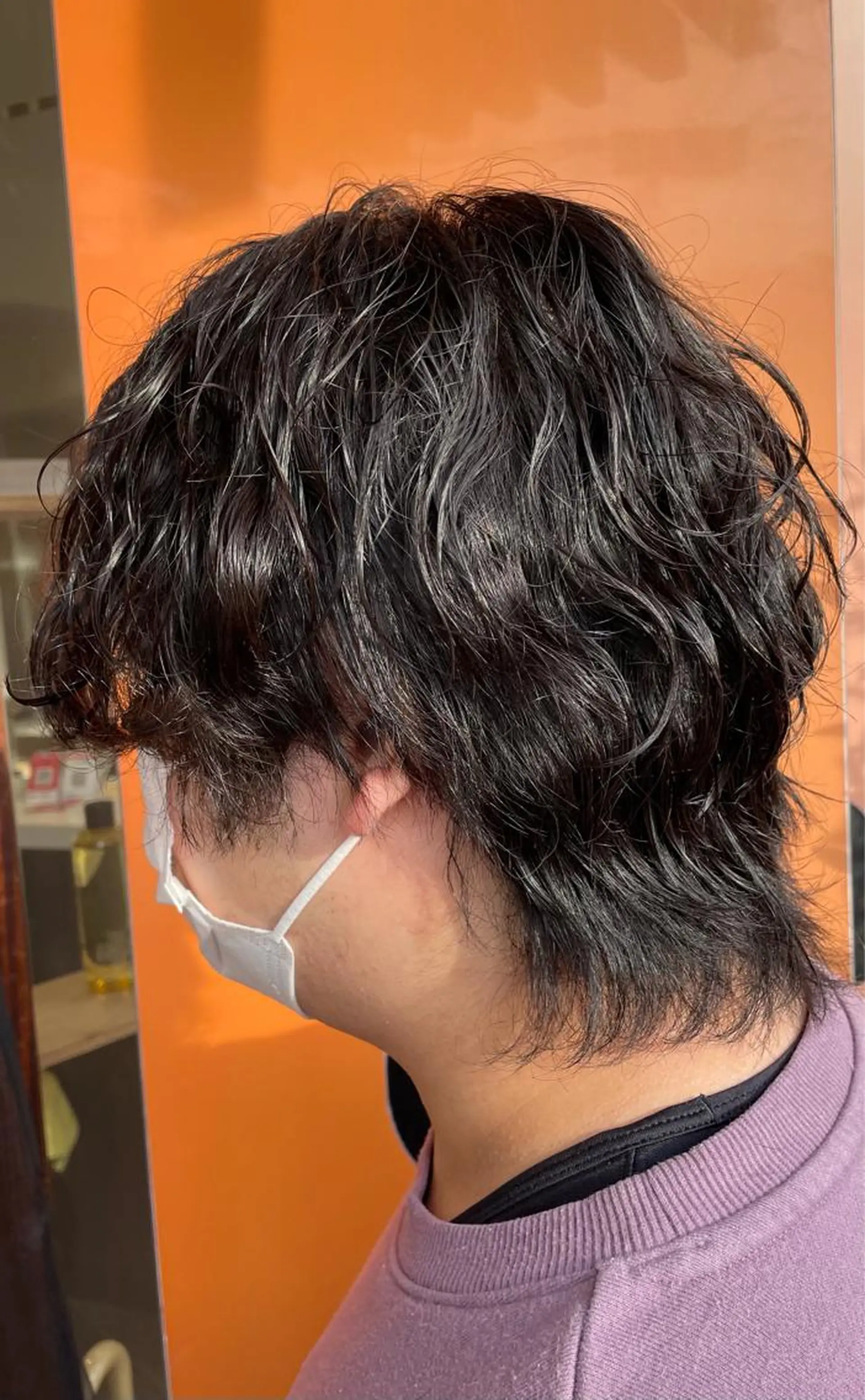 パーマ ウルフカット 谷山清和 ゆうやのヘアスタイル