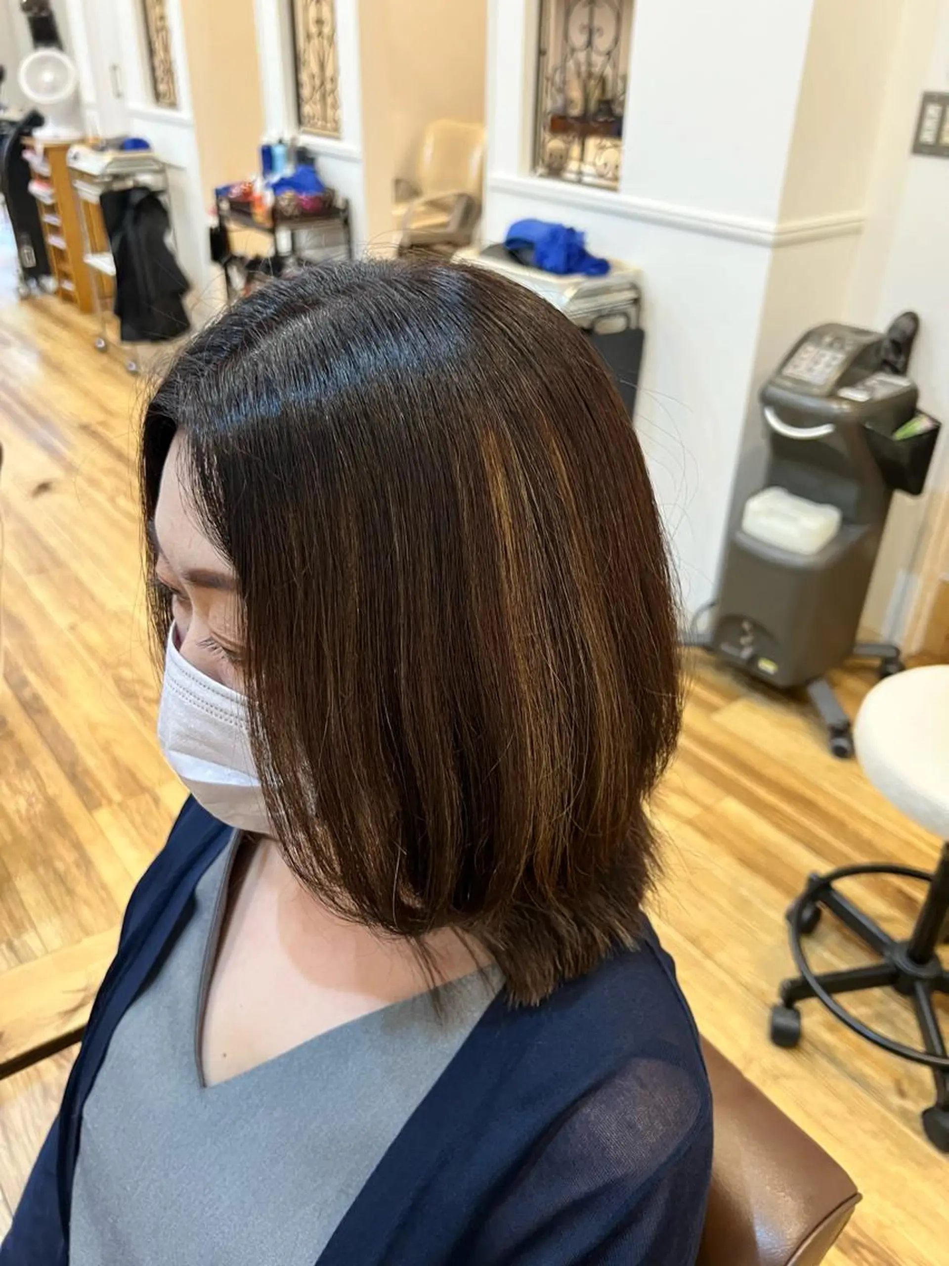 ミディアム カラー 🐰ハイトーンカラー 畠山　渡🐰のヘアスタイル