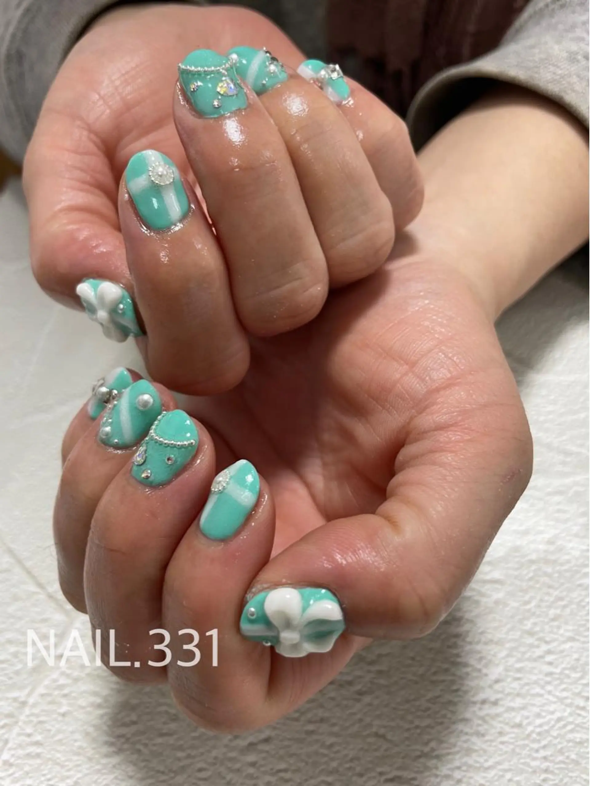 ネイル ブルー NAIL.331所属・Nail 331のネイルデザイン