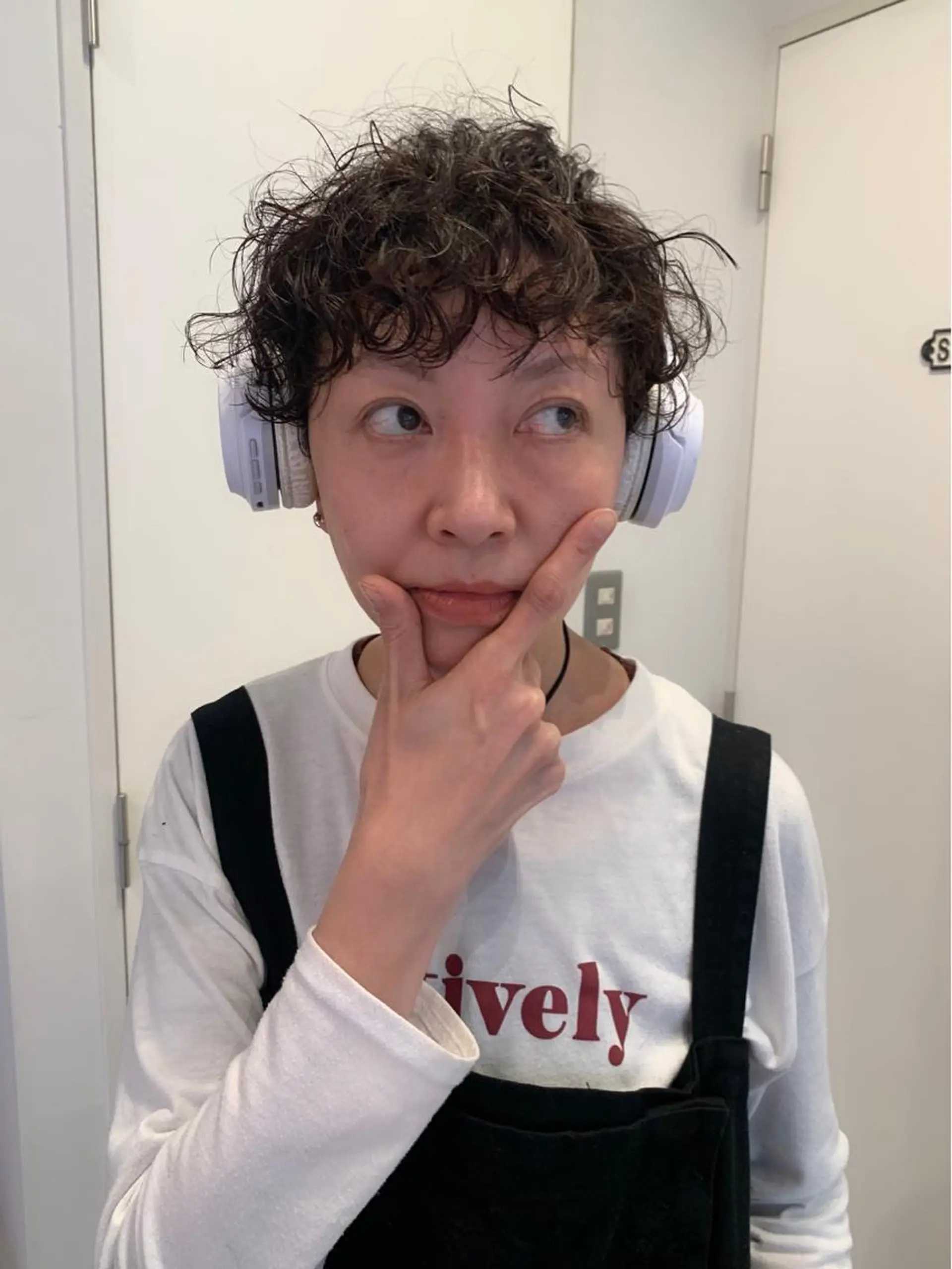 ショート ショートヘア カット パーマ 山嵜 かなのヘアスタイル