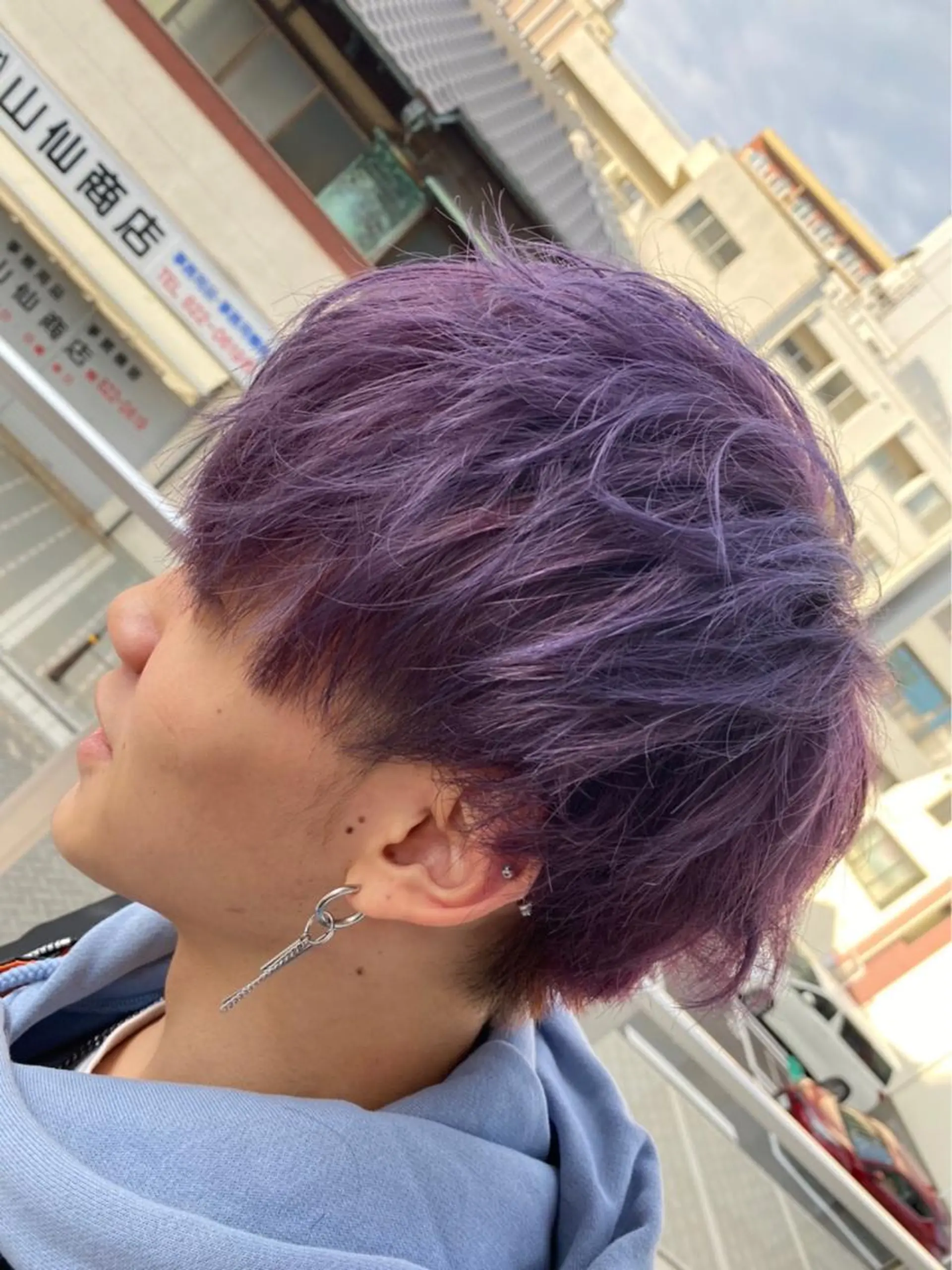 カラー メンズ 🌈艶カラー× メンズパーマ永埜🌈のヘアスタイル