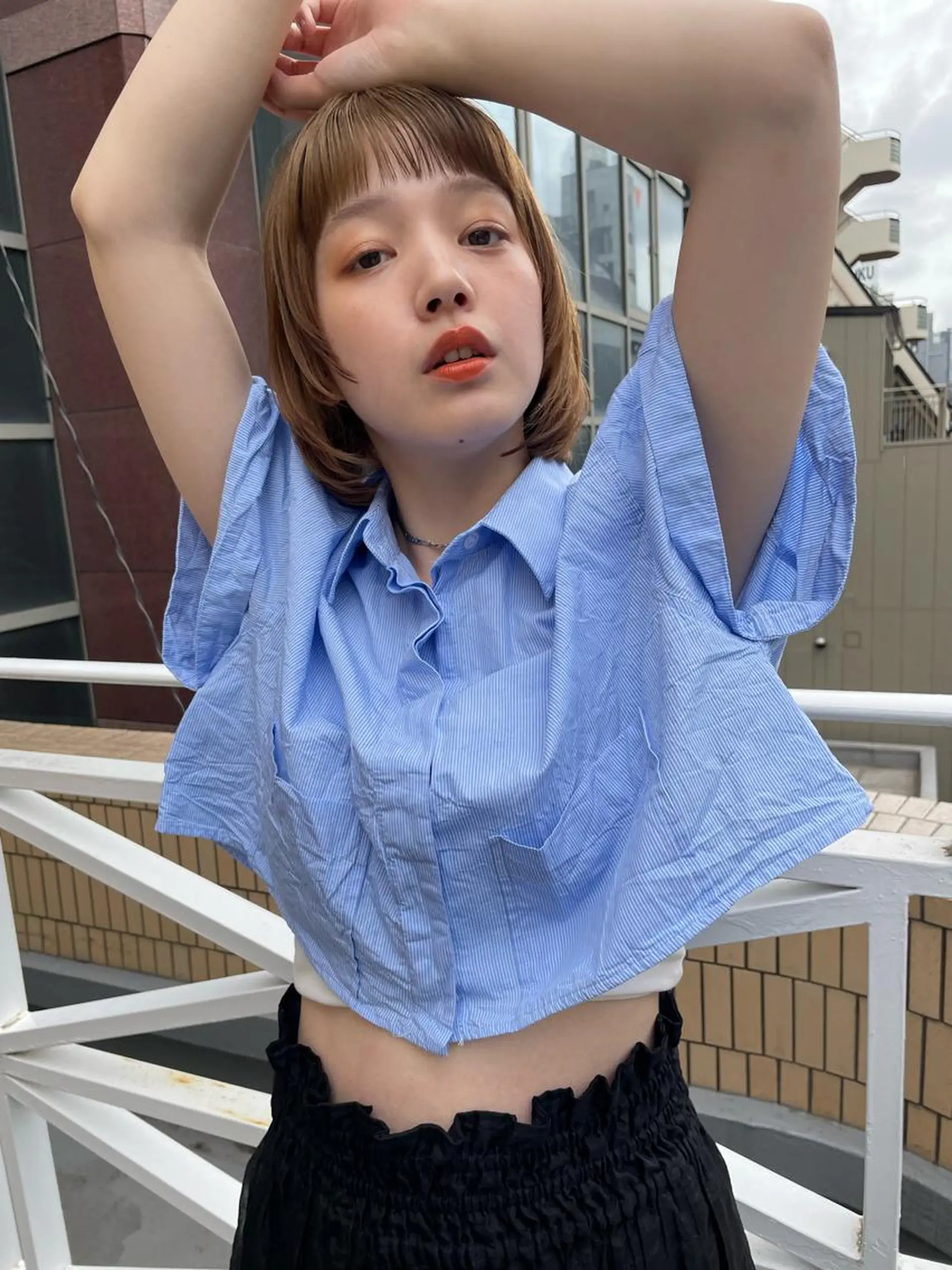 ショート ショート/ボブ/ 心斎橋/宮脇美奈のヘアスタイル