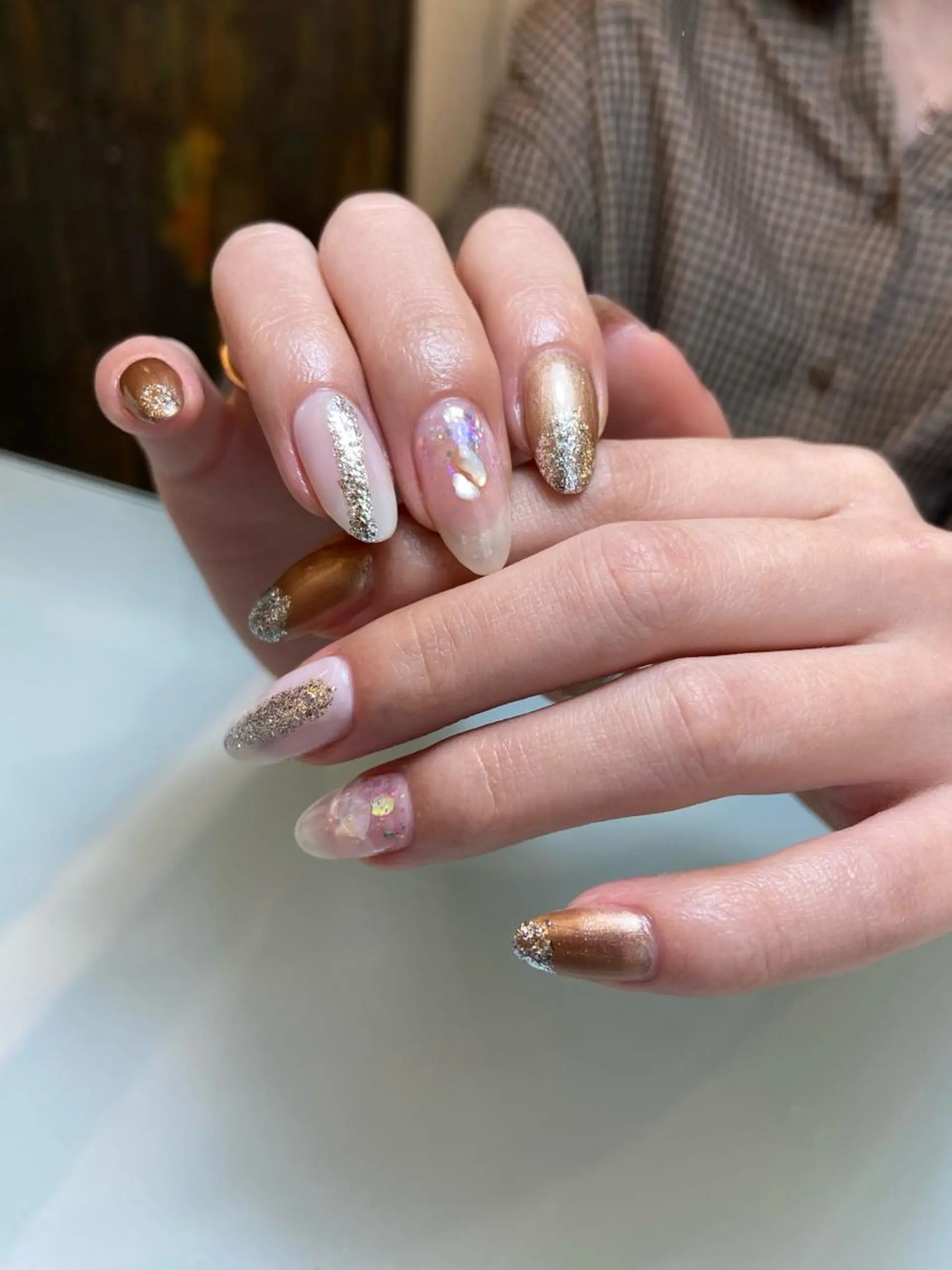 ネイル アートネイル 韓国ネイル マットネイル ミラーネイル ニュアンスネイル 🎀 D.d _nailのネイルデザイン