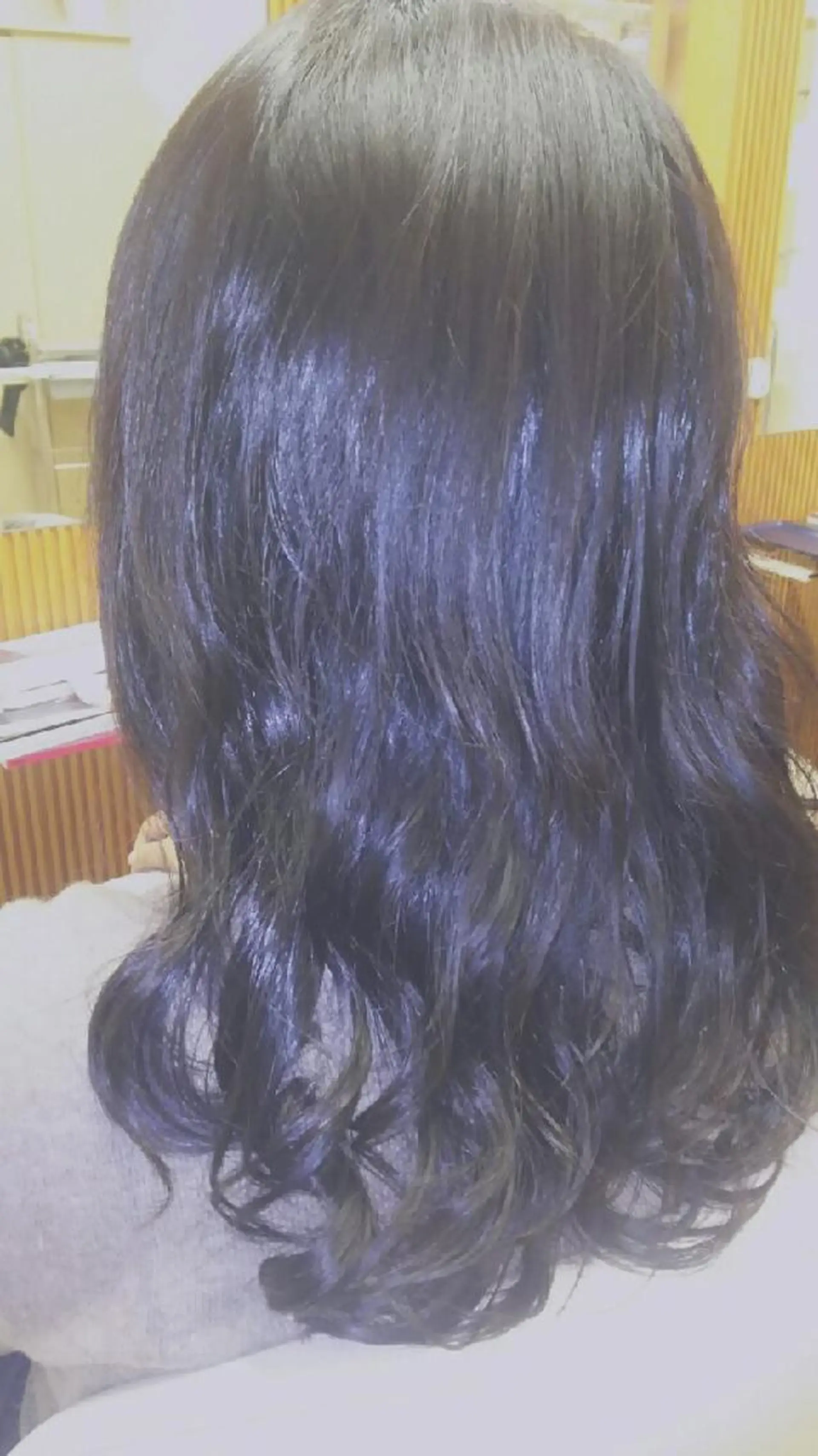 セミロング セミロングパーマ トリートメント 脇田 雄大のヘアスタイル