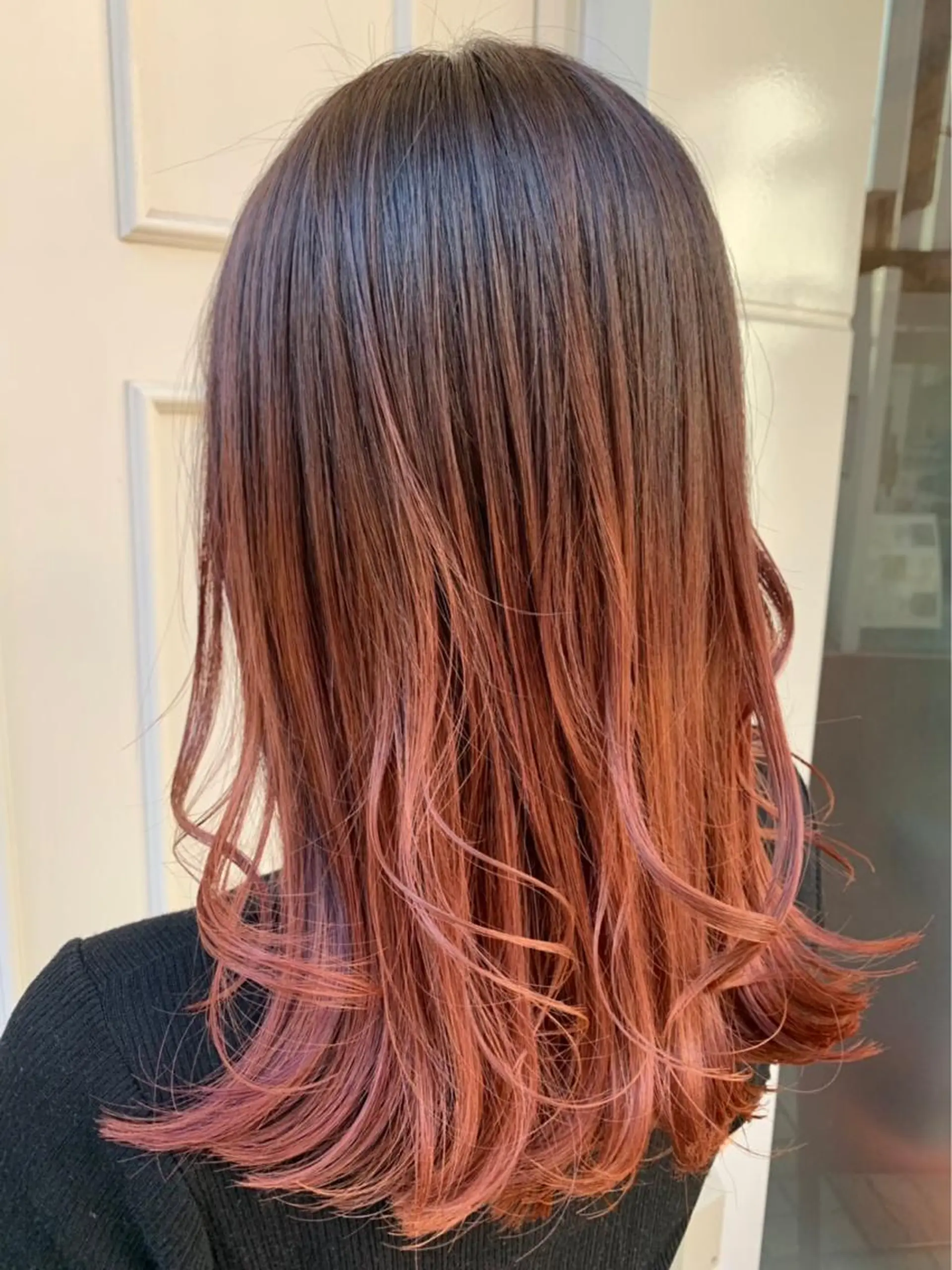 ミディアム カラー レッドカラー 🫟Blanco🫟 Color&Careのヘアスタイル