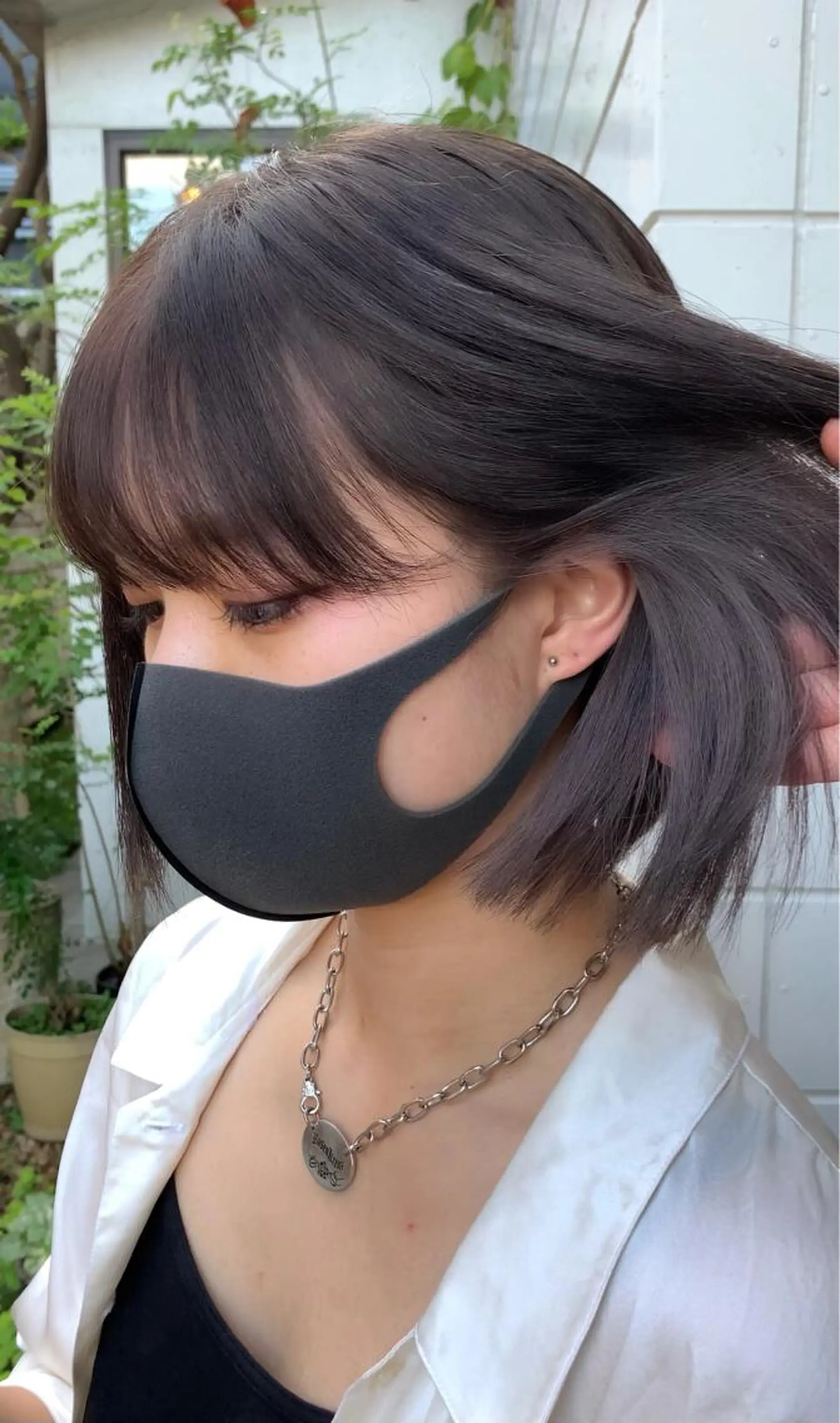 ショート カラー 大人可愛い透明感🌟 小顔・韓国髪🌟野中のヘアスタイル