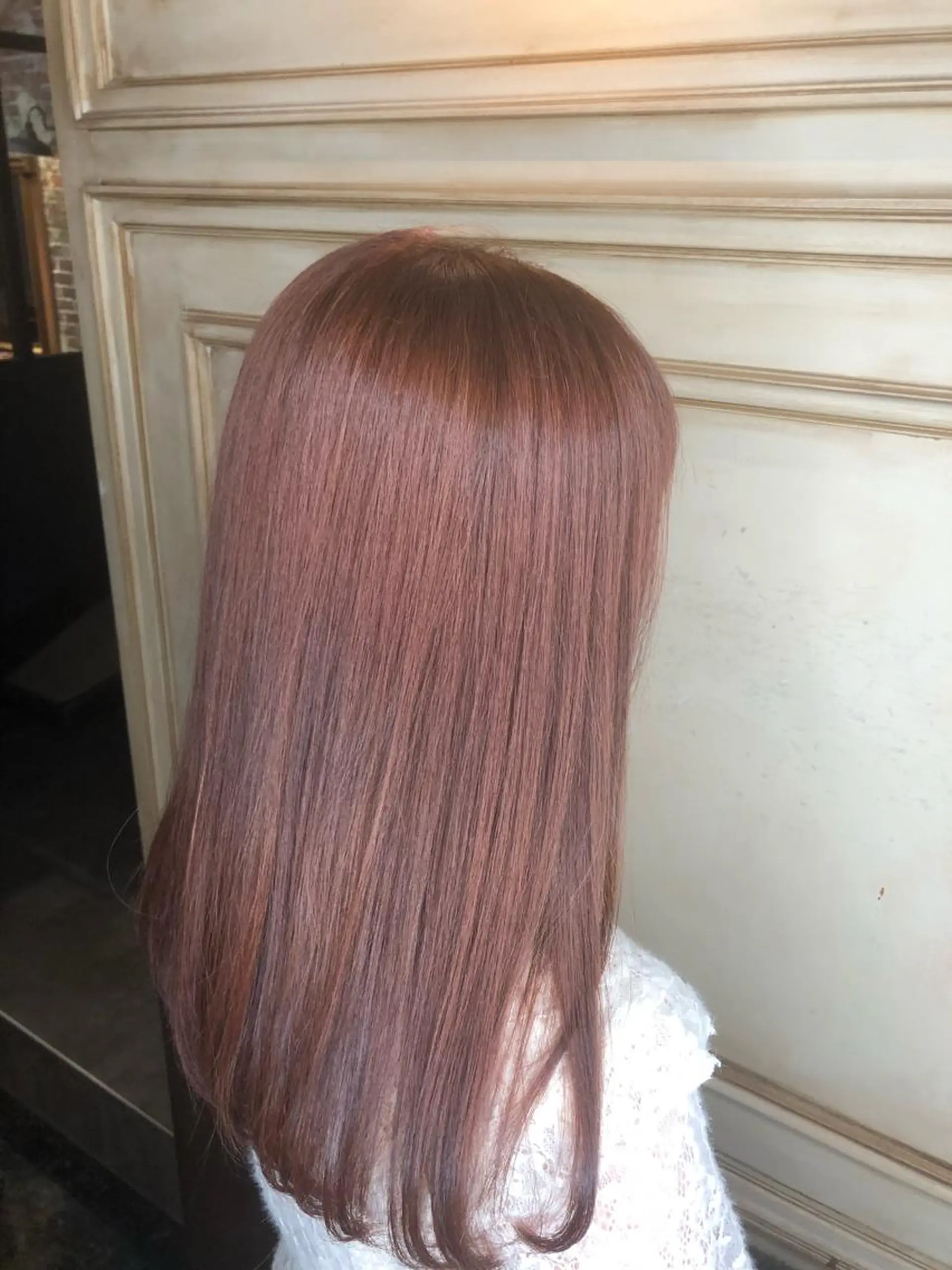 セミロング カラー 藤木 雅俊のヘアスタイル