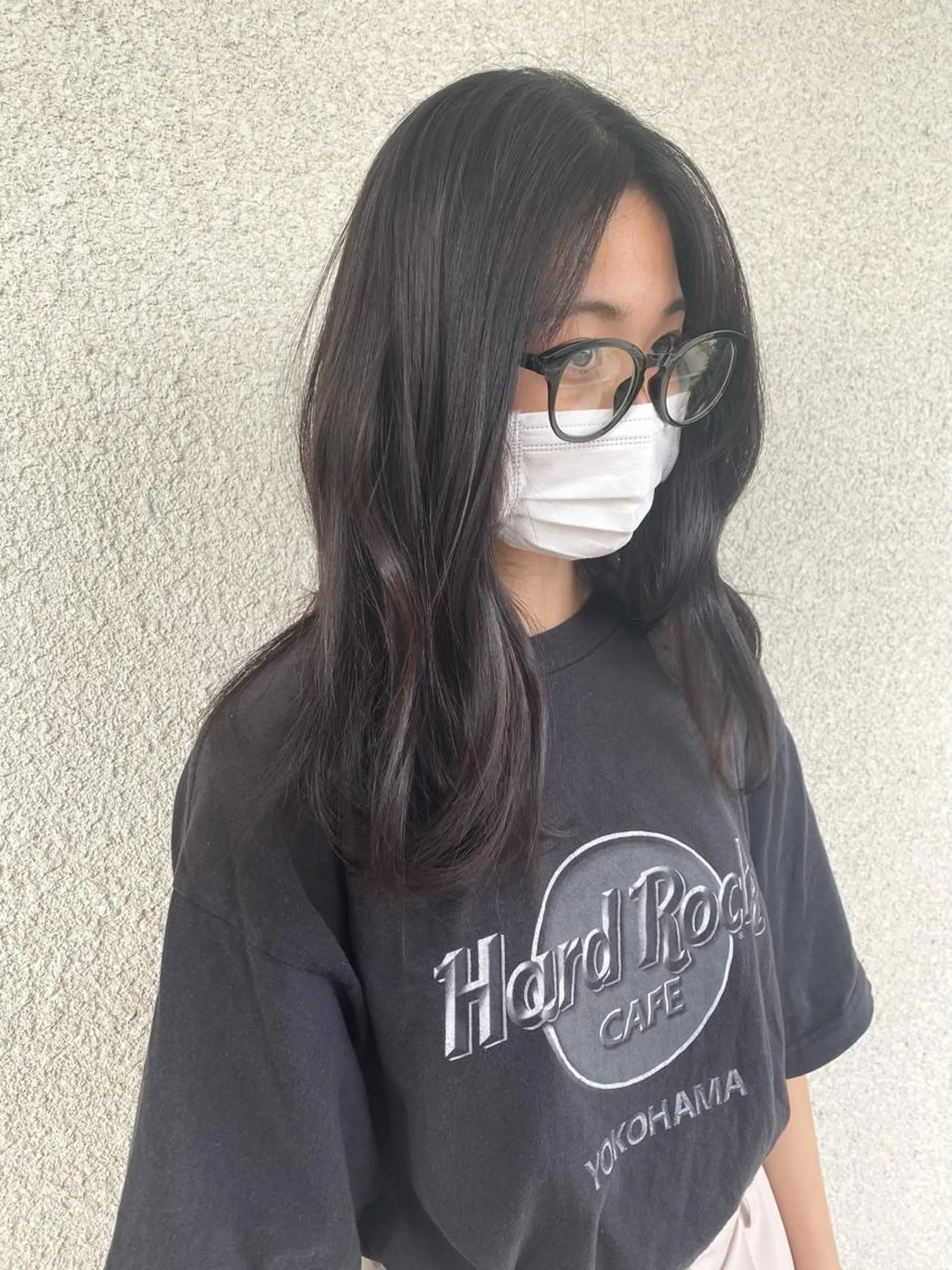 セミロング カラー 桑原 菜摘のヘアスタイル