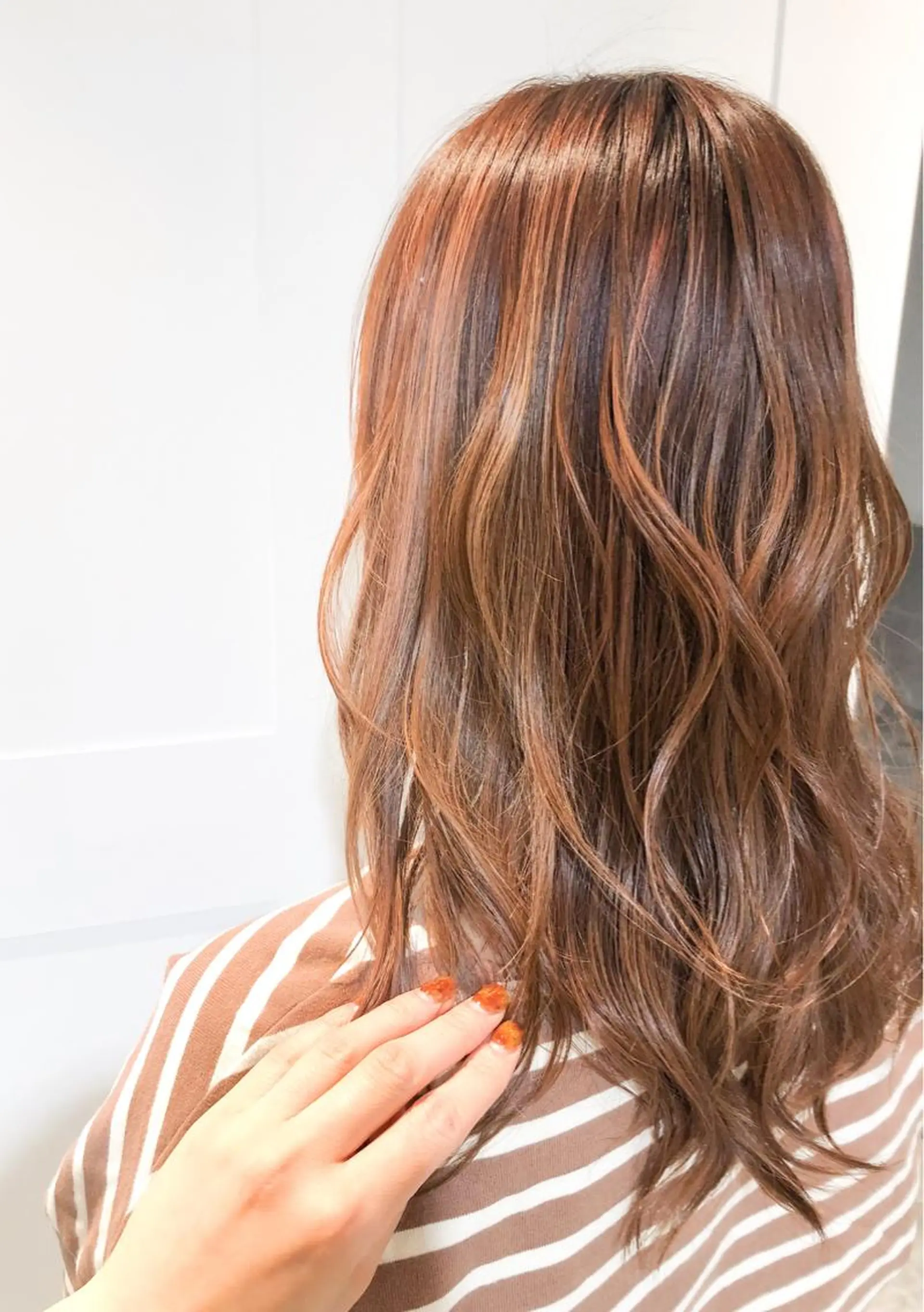 セミロング カラー オレンジ カット ヘアカラー 🌟透明感カラー🤍 🩵🌟金子直美🧸のその他イメージ