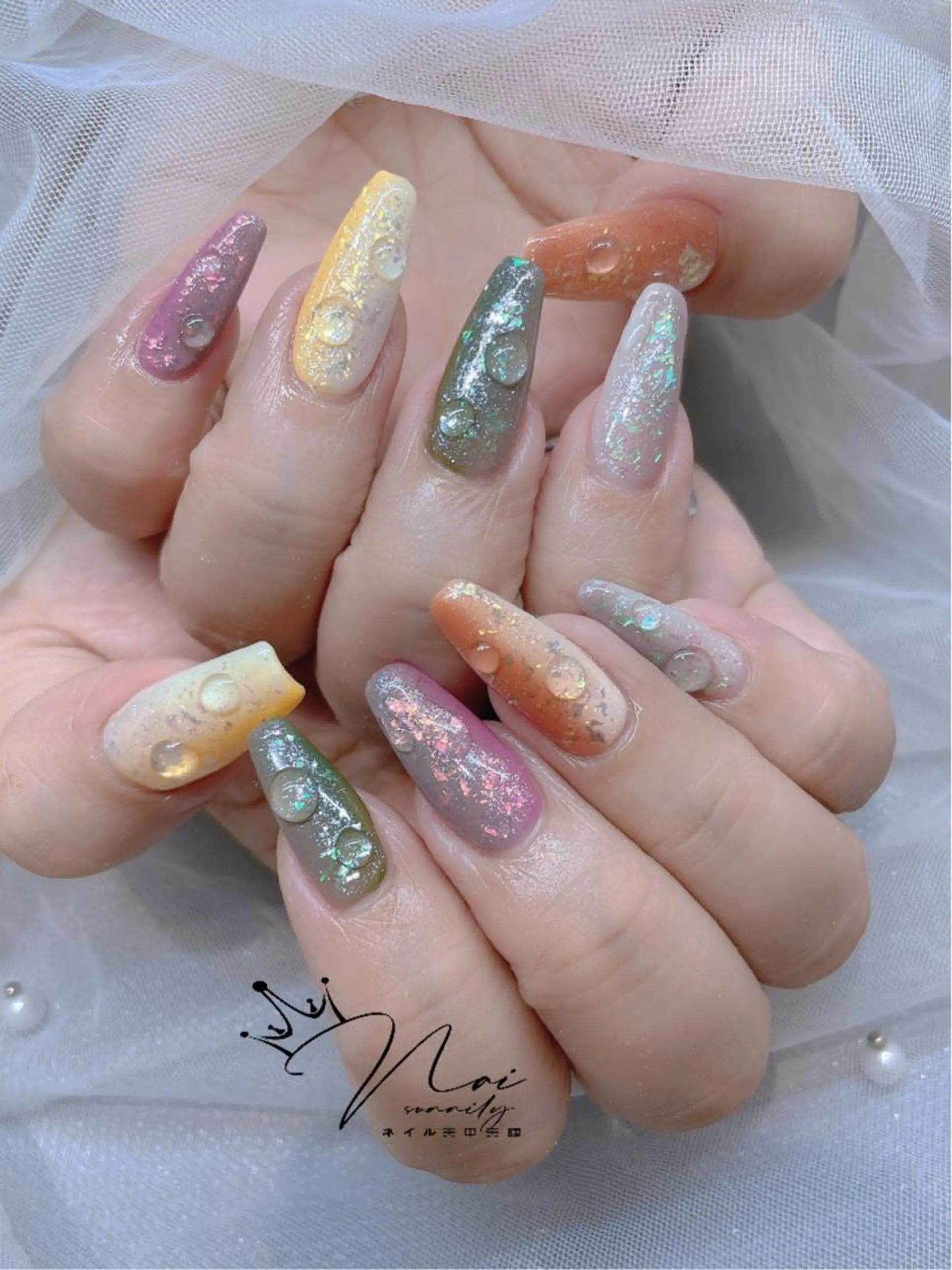 ネイル 長さだし専門店 M2　rikaのネイルデザイン