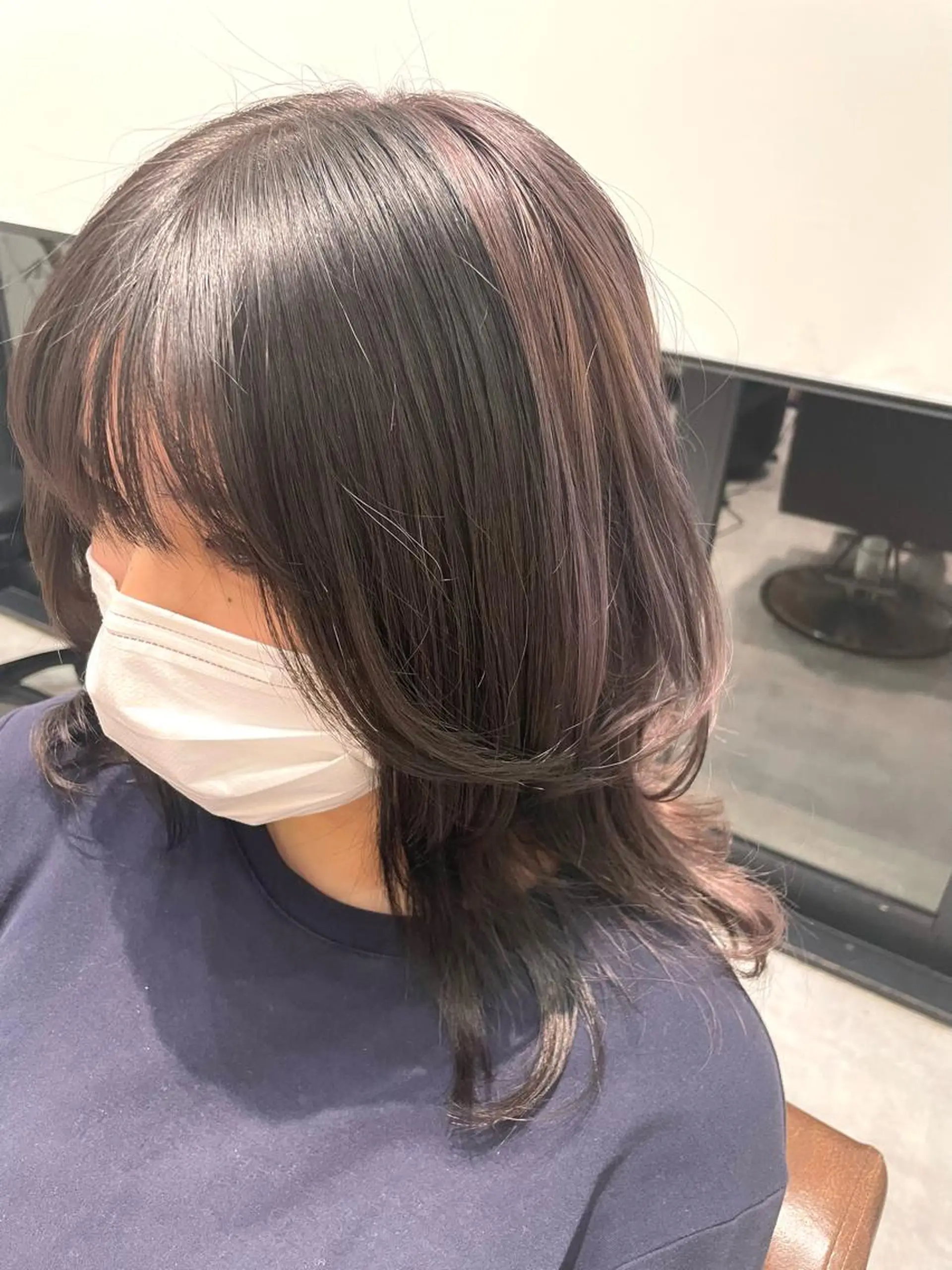 カラー 河野いずみ レイヤー/ボブ 🤍のヘアスタイル