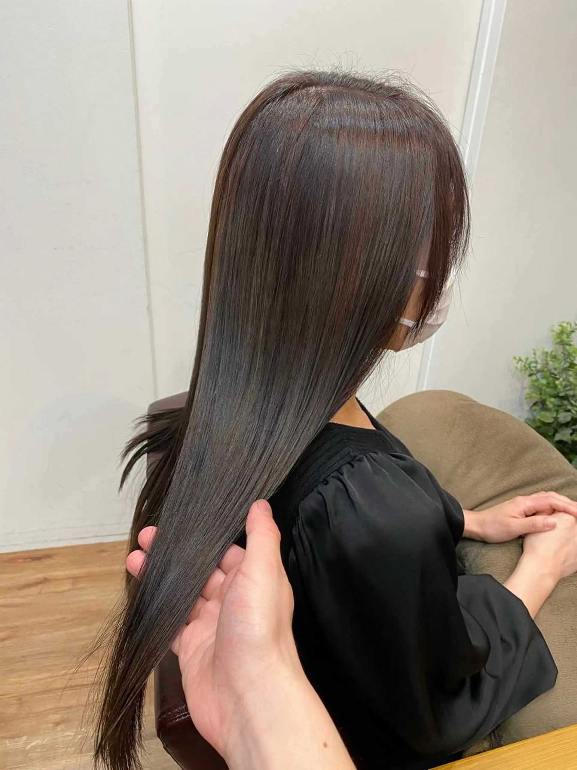 ロング カラー 髪質改善&縮毛矯正 カット/soyaのヘアスタイル