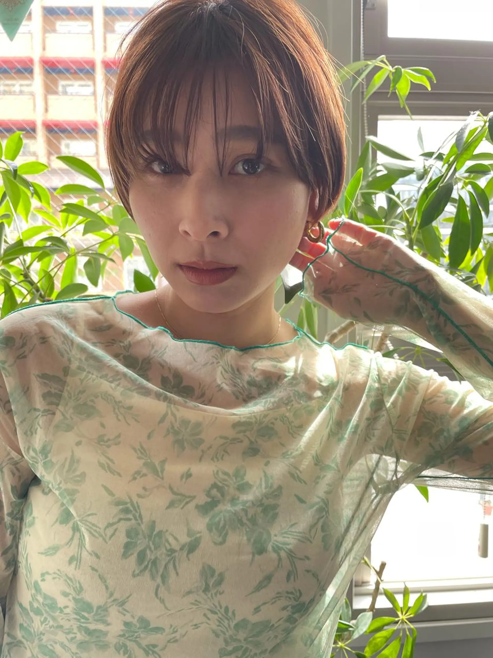 ミディアム カラー カラー指名No.1 土井新治❄️のヘアスタイル