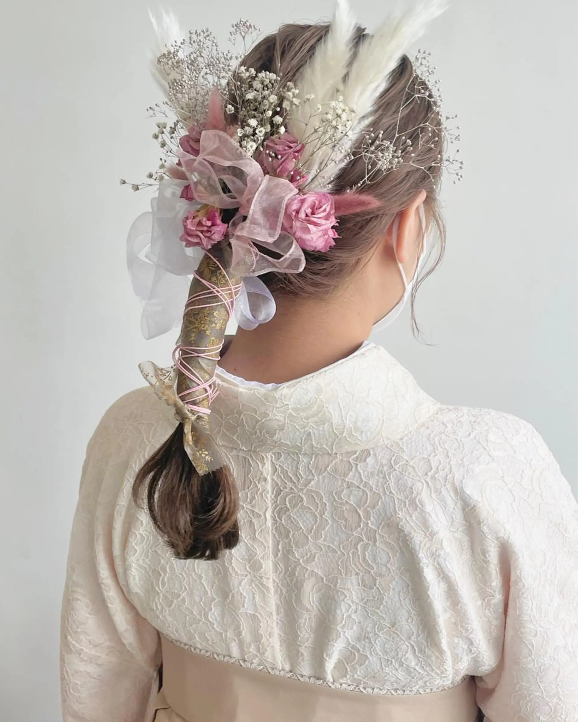 セミロング ヘアアレンジ ヘアメイク new meのヘアスタイル