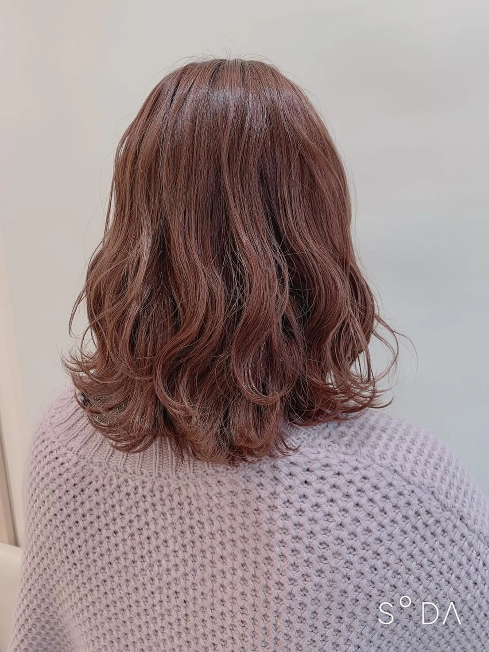 ミディアム 店長ハイトーンカラー 柞山史奈のヘアスタイル