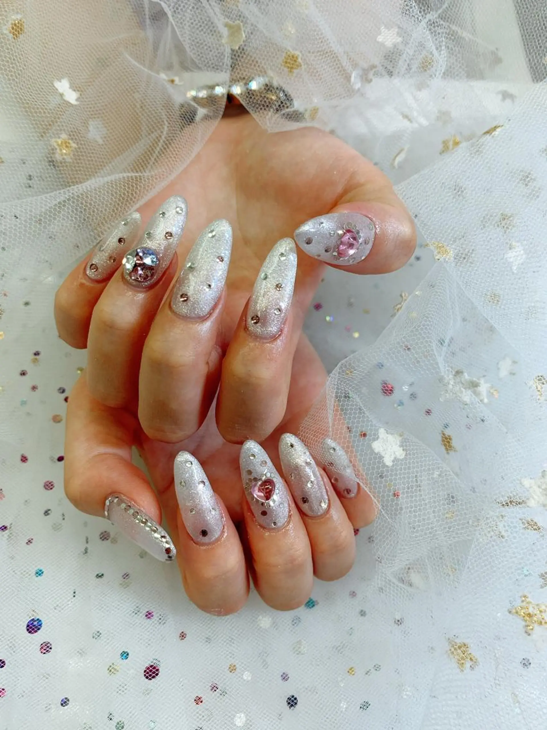ネイル カラー 🦋ネイルサロン ブラン🌈ゆりのネイルデザイン