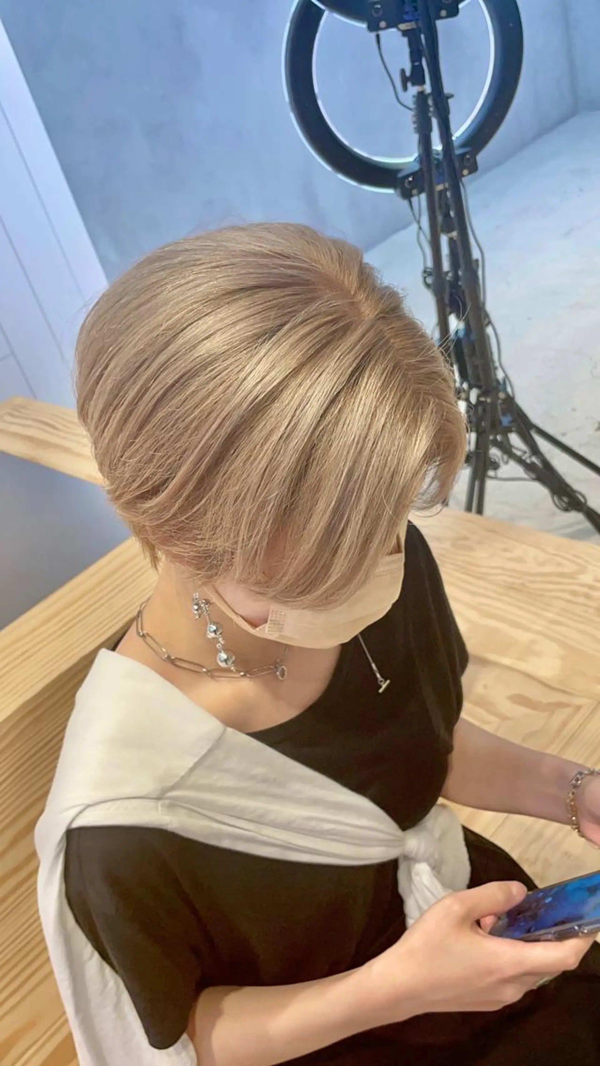 ショート カット ヘアカラー トリートメント 1日1名限定価格✂️ 髪質改善サロン代表谷のヘアスタイル