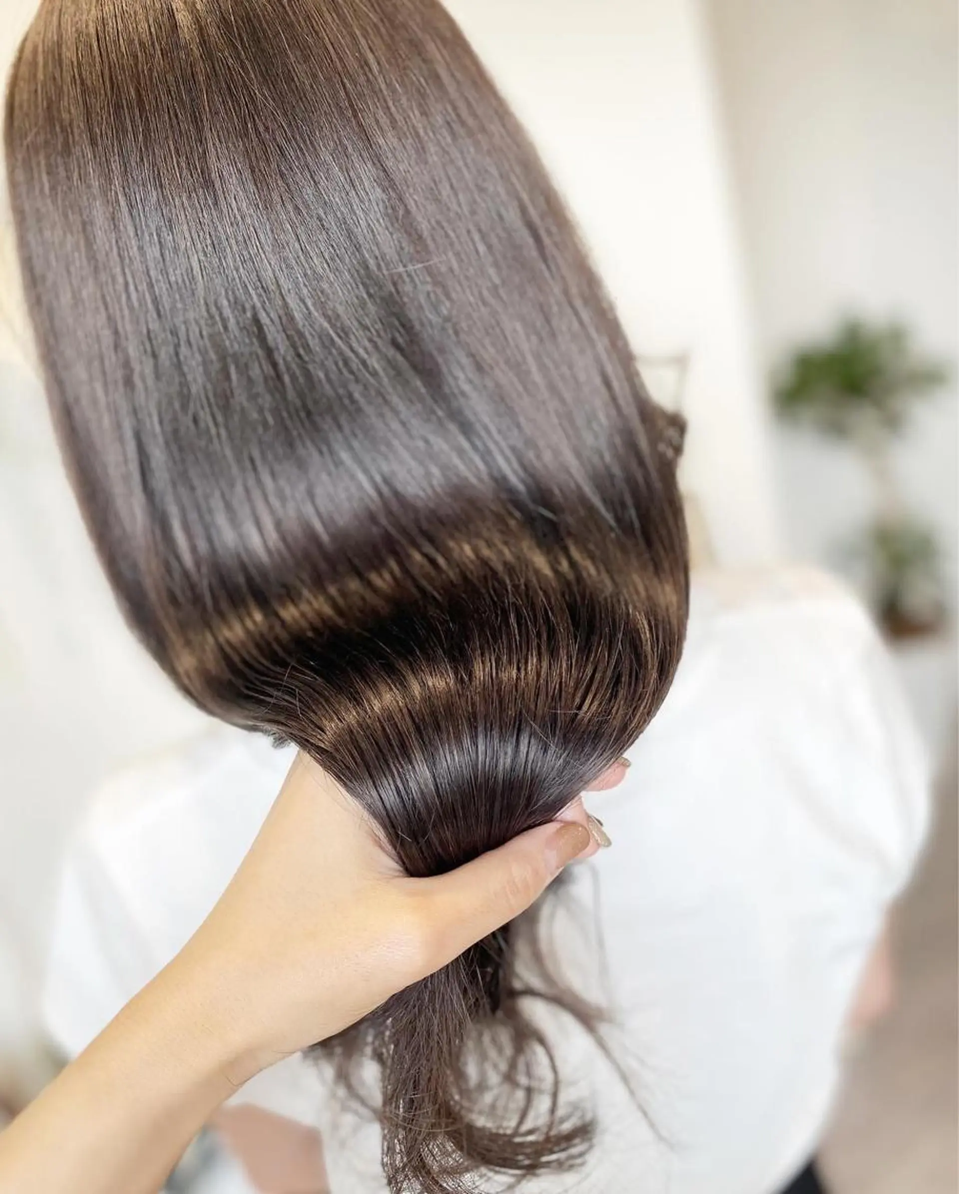 ロング カラー 髪質改善 荒木 ひろかのヘアスタイル