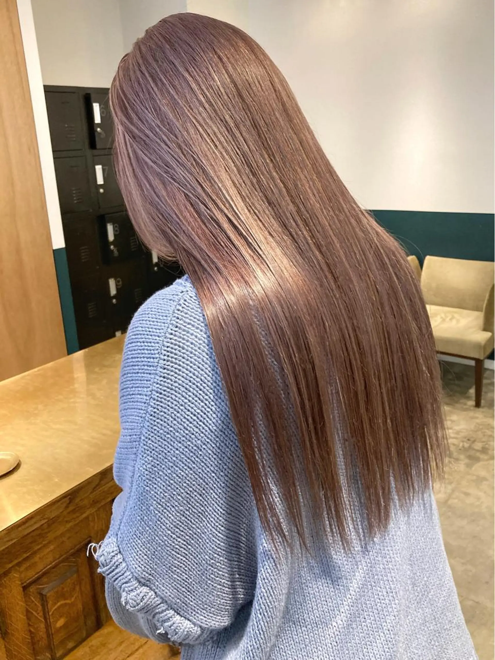 ロング カラー ベージュカラー ブリーチ ラベンダーカラー ピンクカラー ロング カラーリスト菅野 竜矢🌈のヘアスタイル