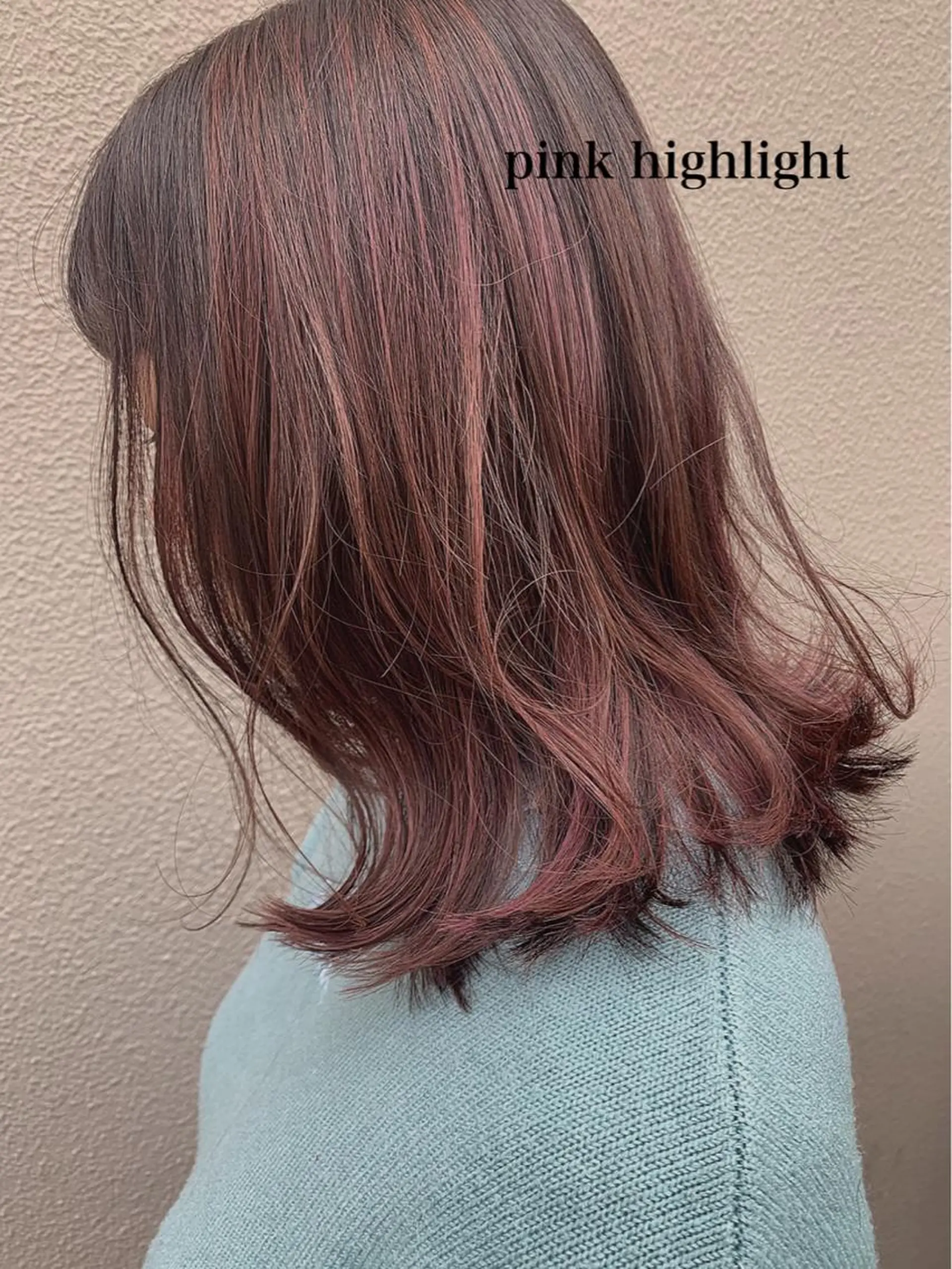 セミロング カラー zina藤崎📛 井上美乃里のヘアスタイル