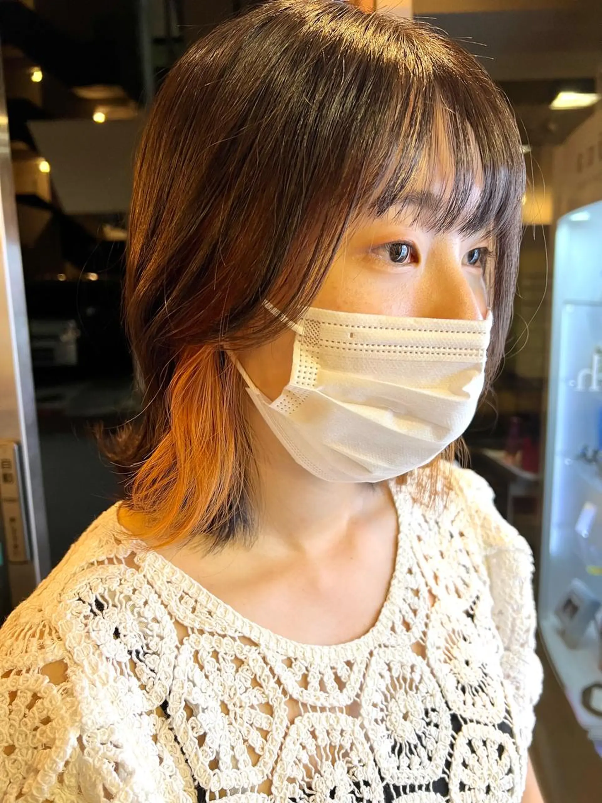 ショート カラー イヤリングカラー 💎透明感カラー特化 💎TAISEIのヘアスタイル