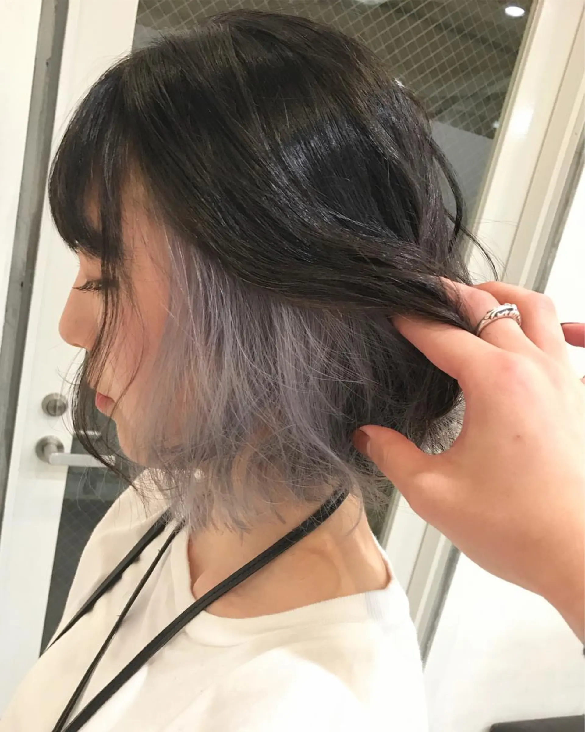 ショート カラー ヘアアレンジ ヘアカラー トリートメント 縮毛矯正 髪質改善寺坂雄飛💐のヘアスタイル