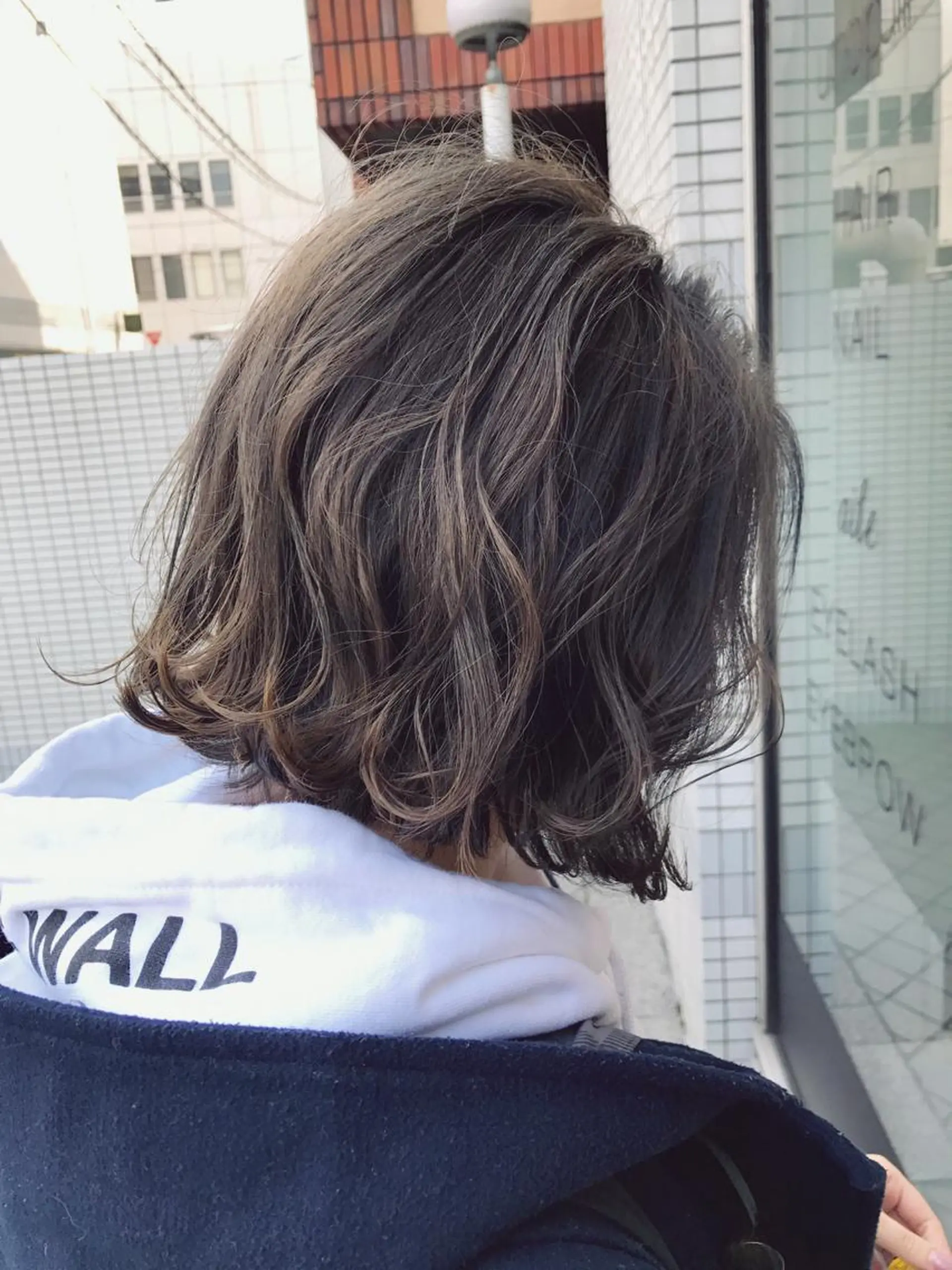 ミディアム カラー パーマ ヘアアレンジ メンズ ネイル マツエク・マツパ 切りっぱなしボブ グレージュ ボブ カット ヘアカラー トリートメント ヘッドスパ トップスタイリスト 永尾拓也のヘアスタイル