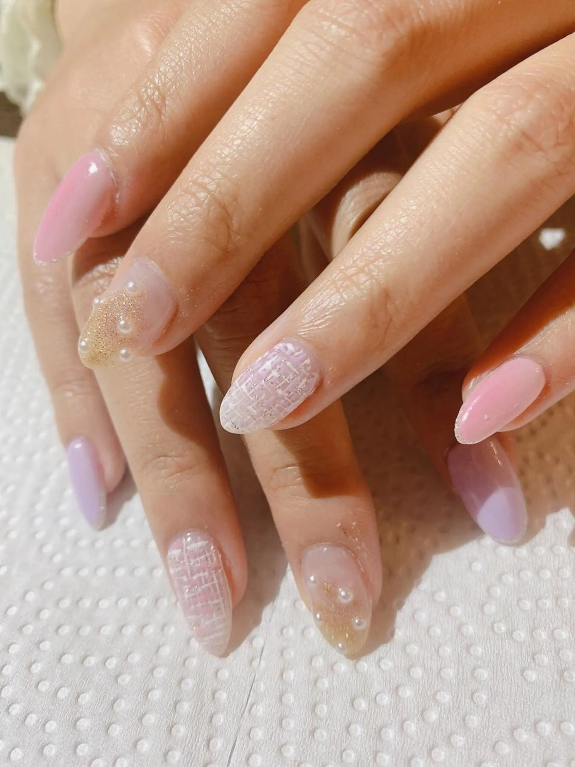 セミロング shandy nailのネイルデザイン