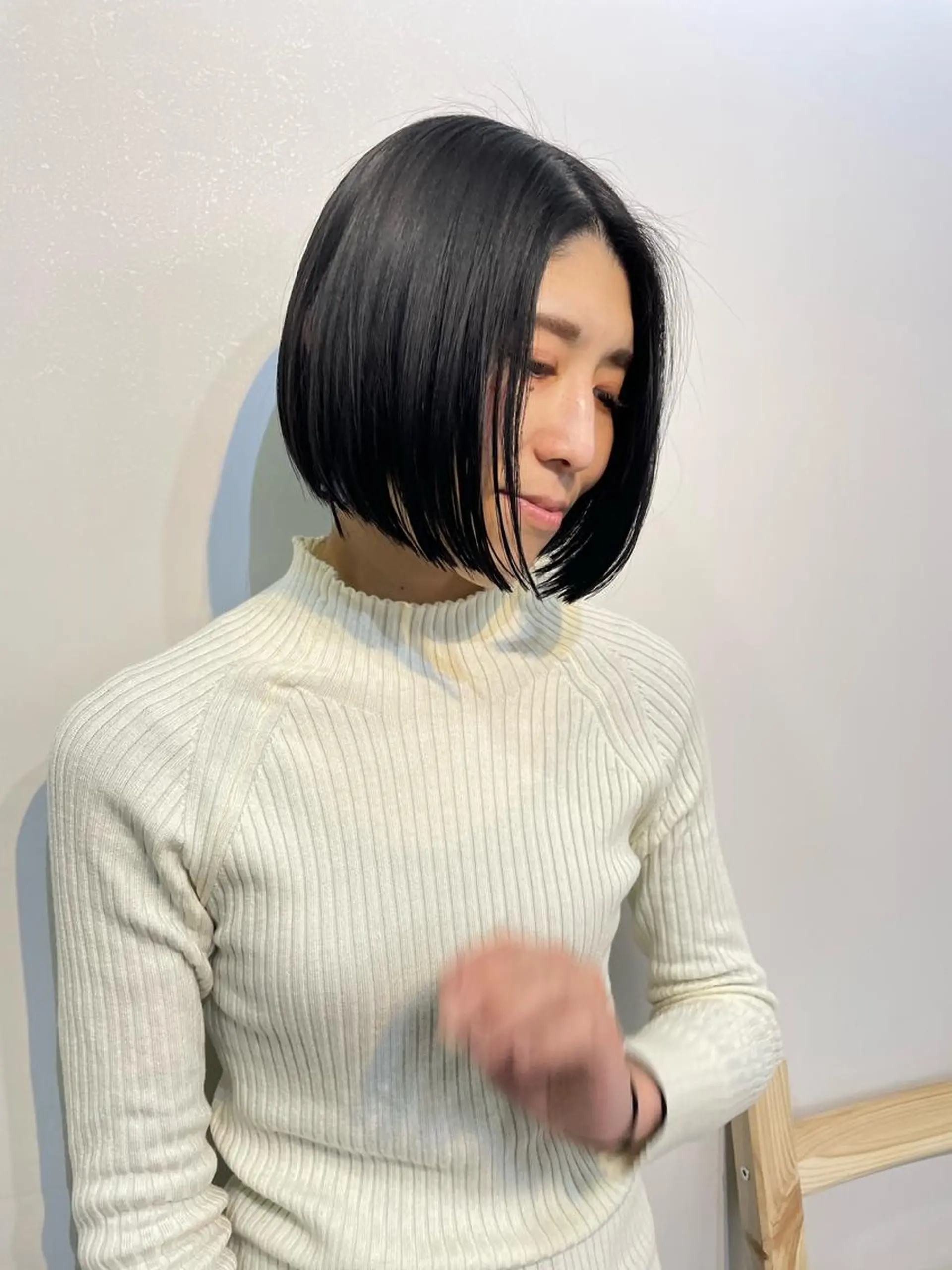 ショート カラー ボブ ショート　ボブ メンズ　パーマのヘアスタイル