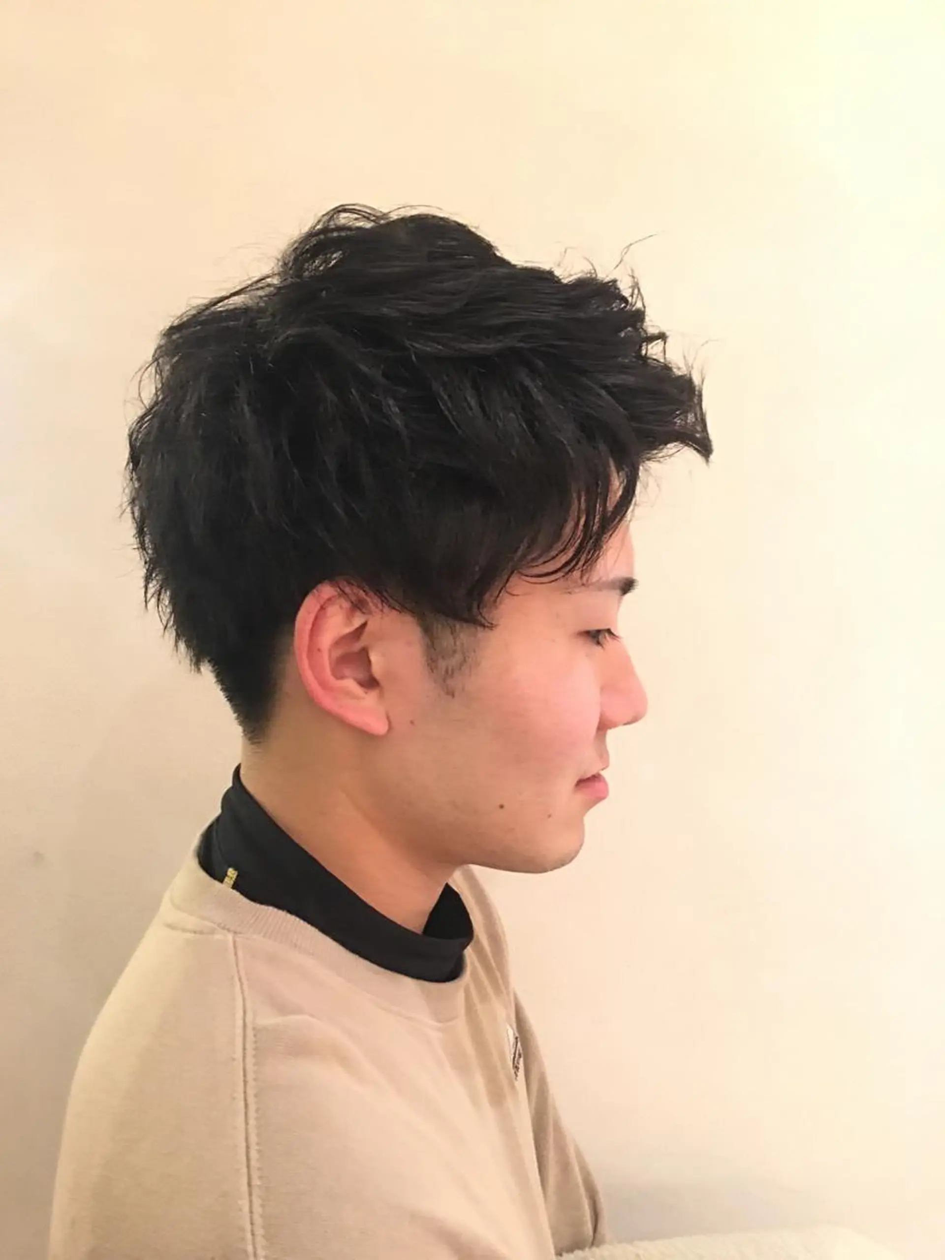 パーマ 黒田恵里香ショート カットモデル募集中のヘアスタイル