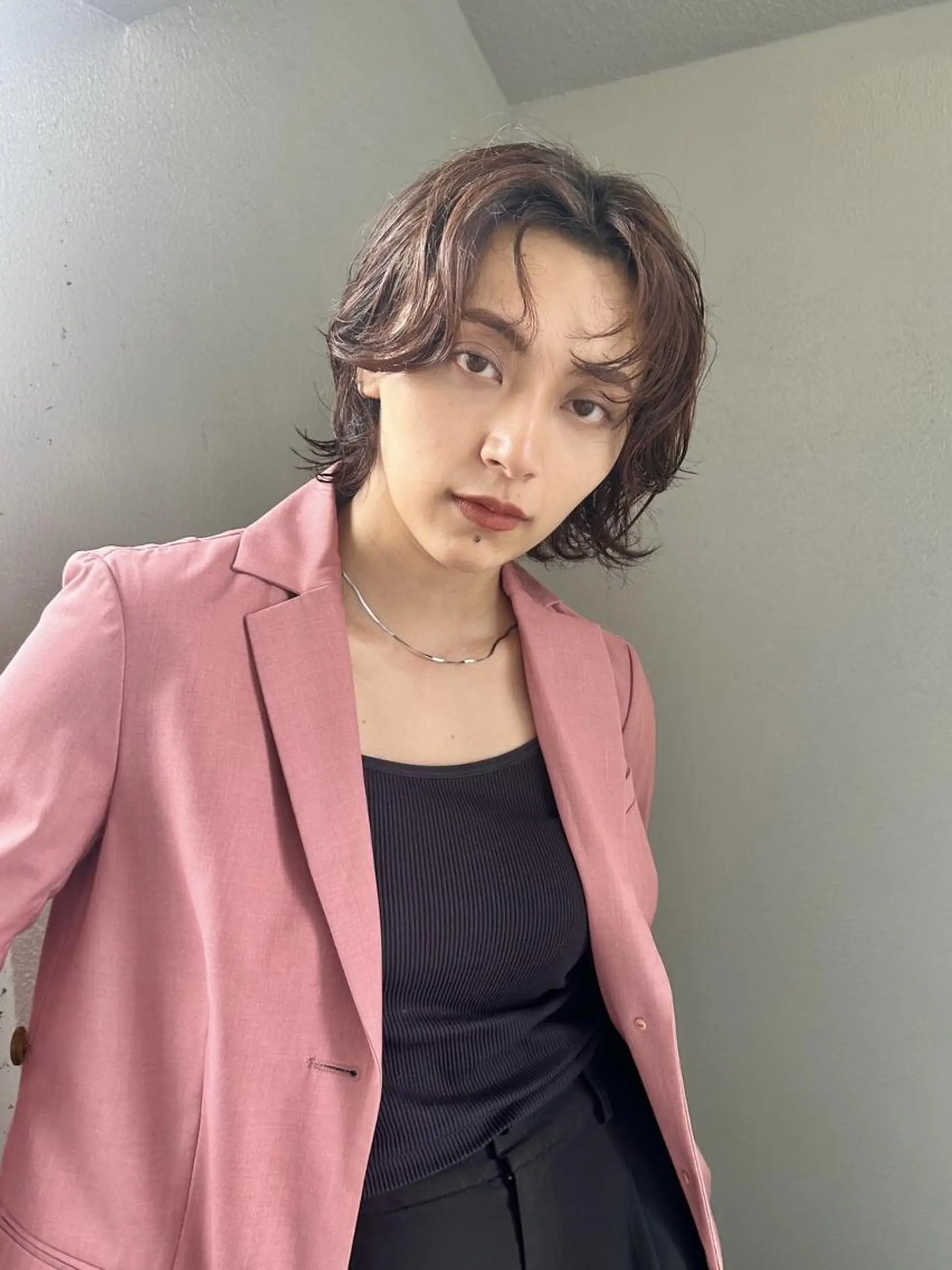 ショート カラー パーマ カット ヘアカラー パーマ トリートメント 🌼U24 ヘアデザインラボのヘアスタイル