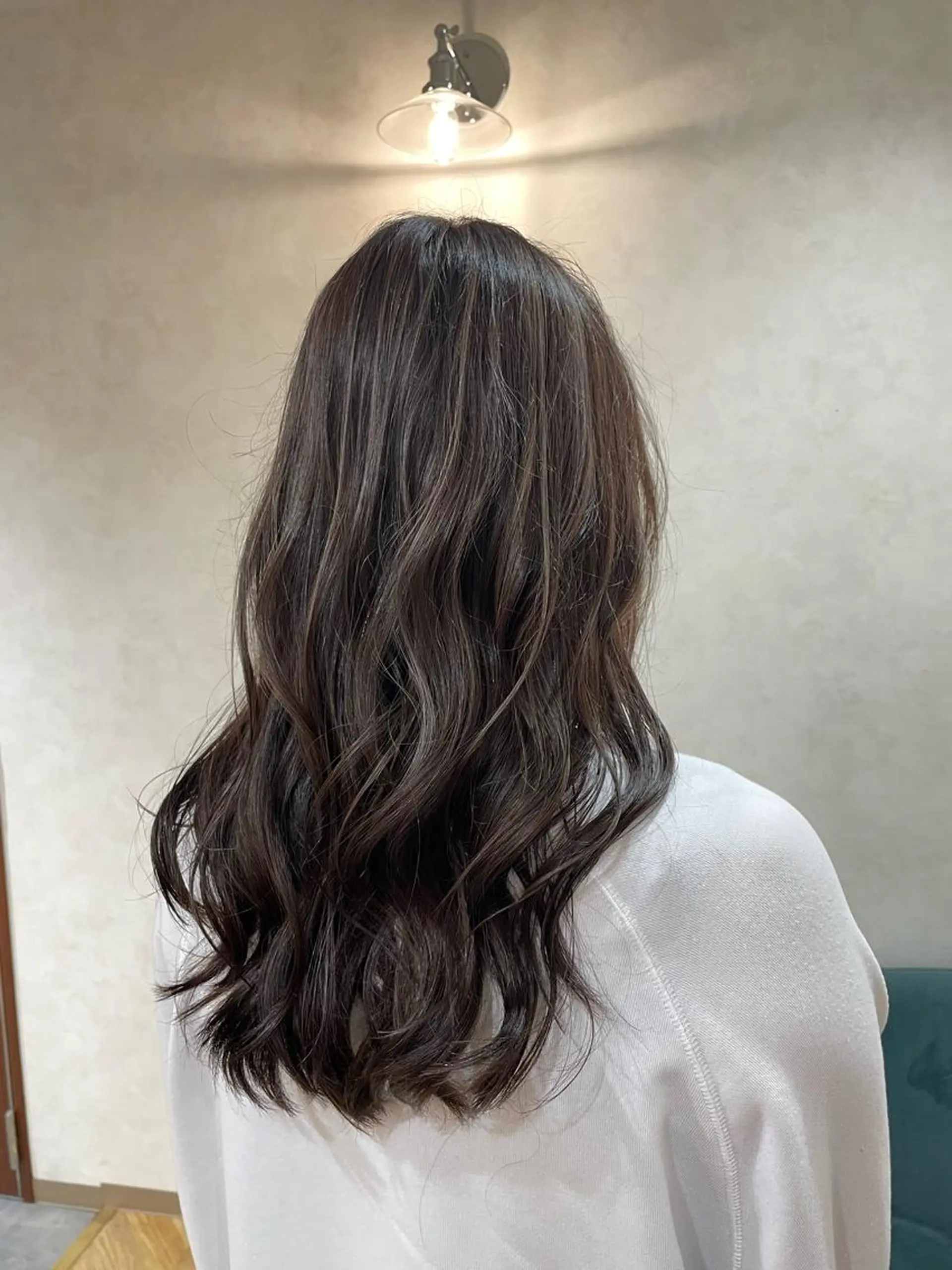 ミディアム カラー ハイライトカラー ハイライト Lond  mare 🦋ayana🦋のヘアスタイル