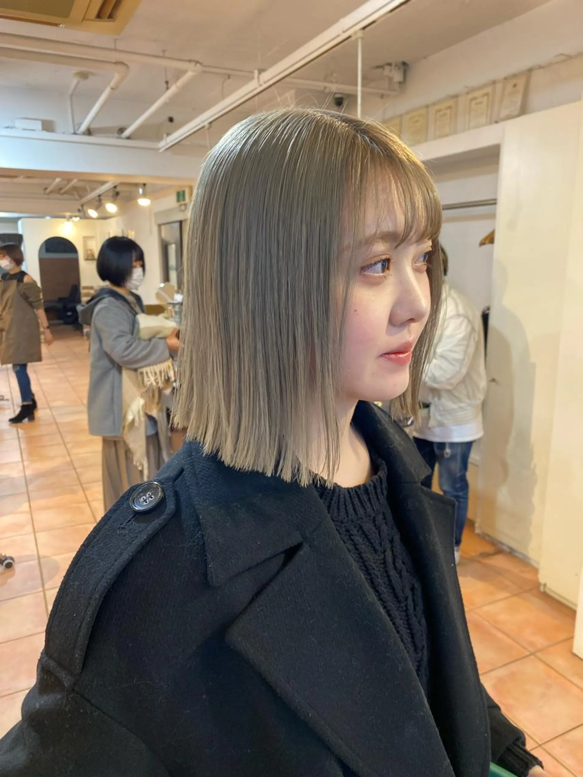 ミディアム カラー ブリーチ カット ヘアカラー トリートメント 💎透明感カラー 松本ミキ💎のその他イメージ