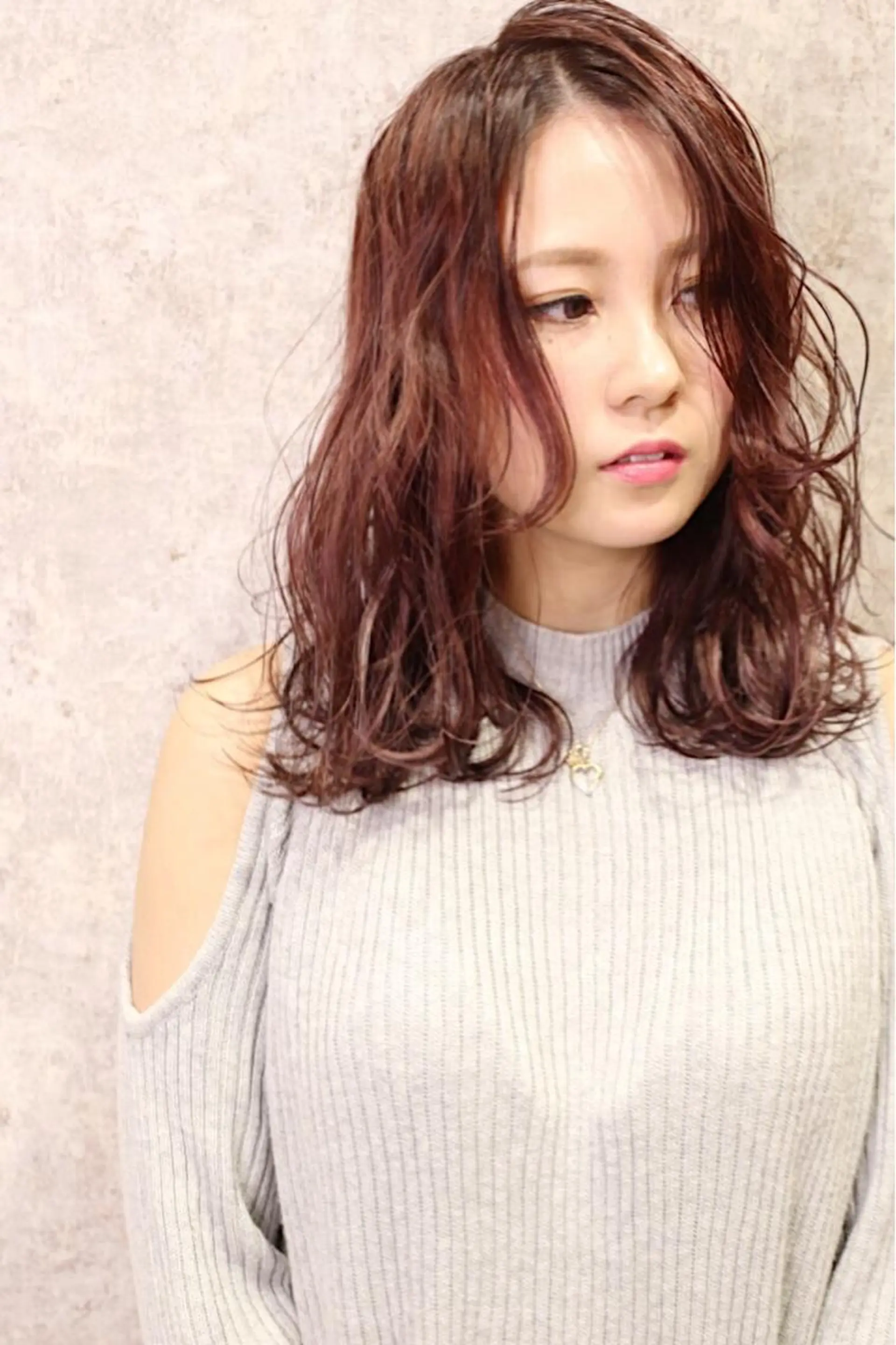 ミディアム カラー ケアブリーチ /髪質 改善/古橋圭史郎のヘアスタイル