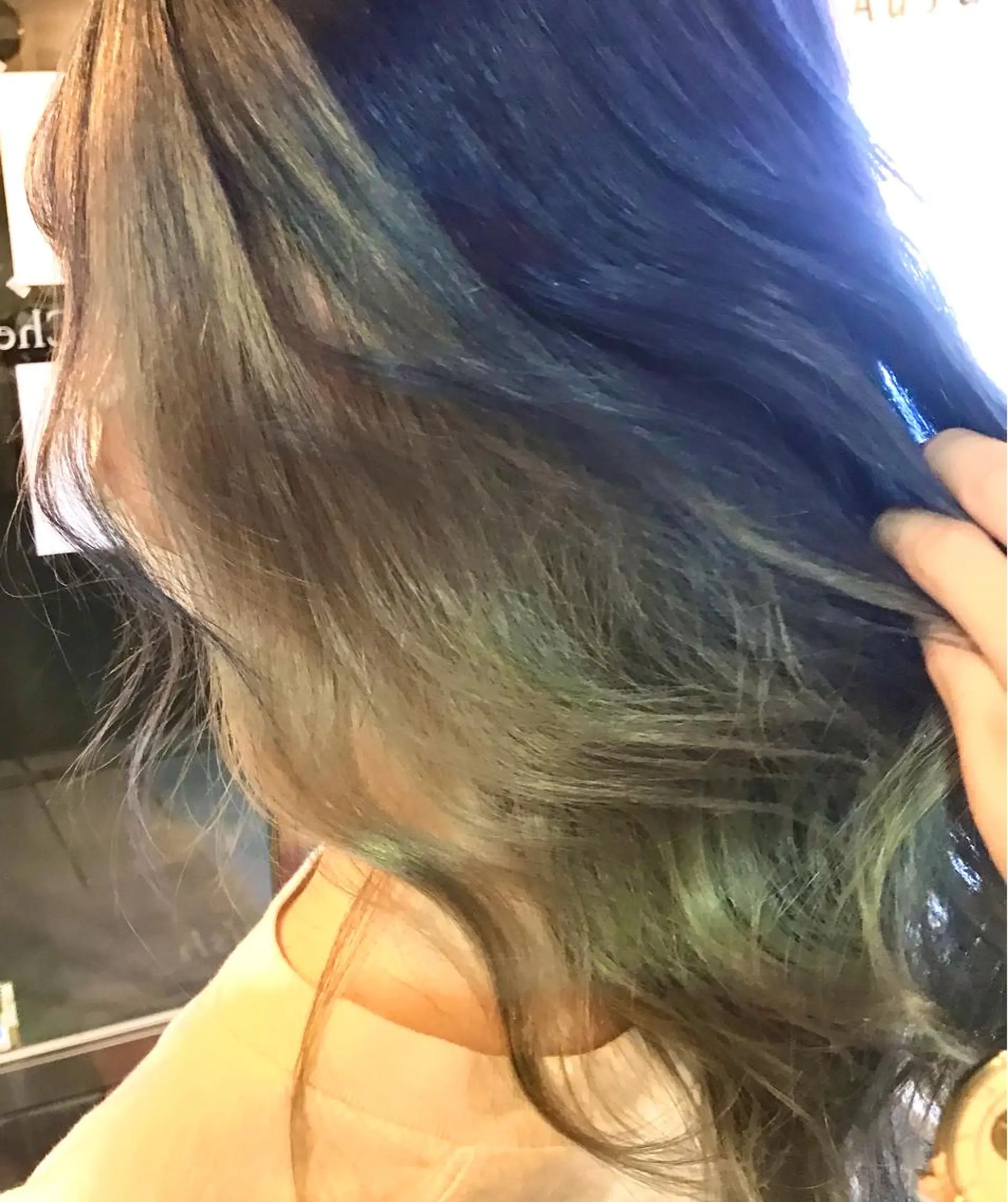 セミロング カラー ベージュカラー ブルーカラー 💎透明感カラー特化 💎TAISEIのヘアスタイル